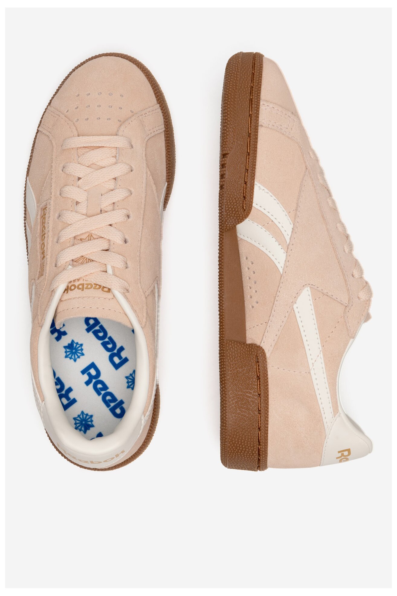 Obuwie sportowe Reebok CLUB C GROUNDS UK 100208146 Beżowy