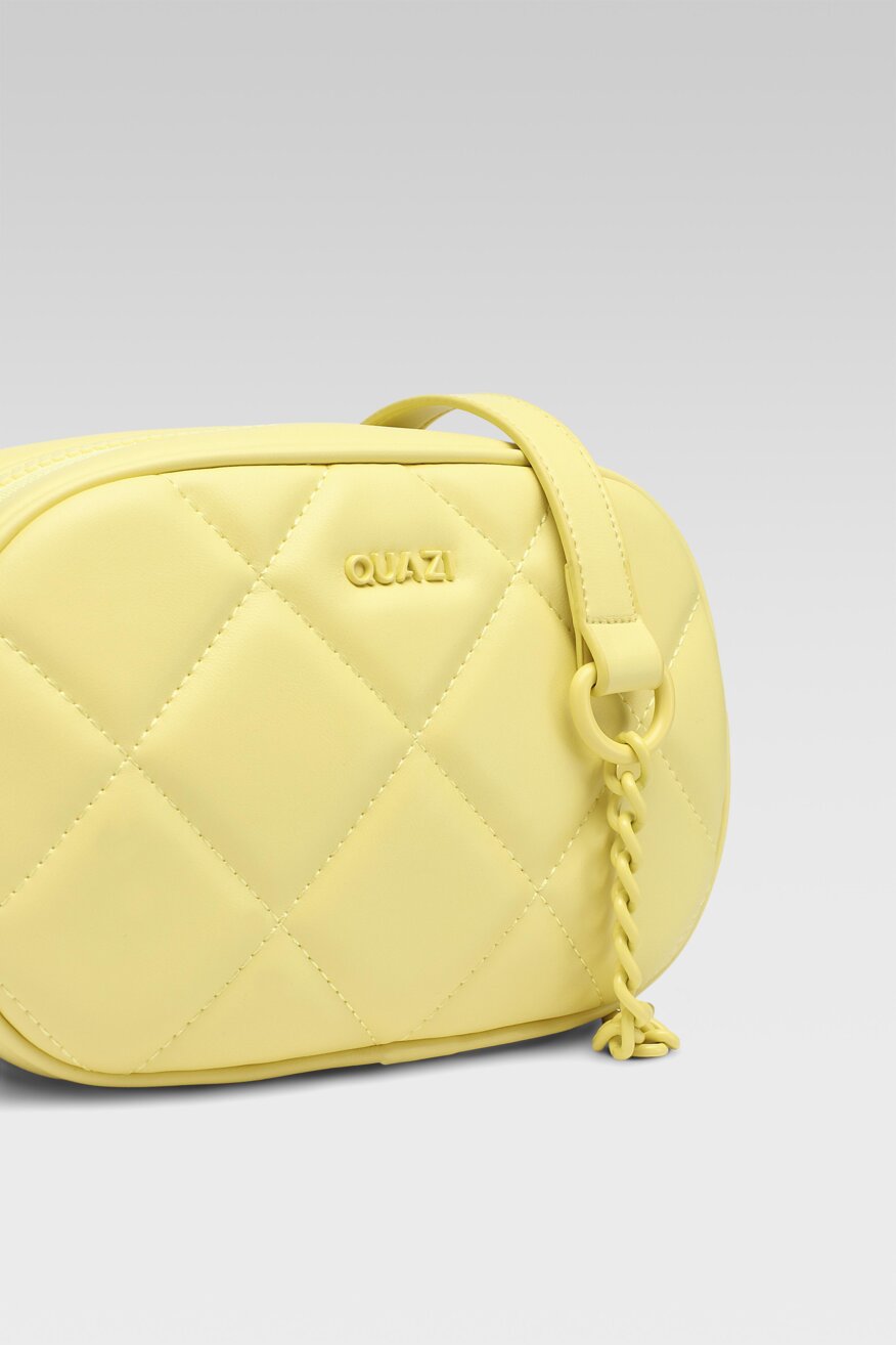 
                Quazi - Torebka pikowana żółta - 5903698607184