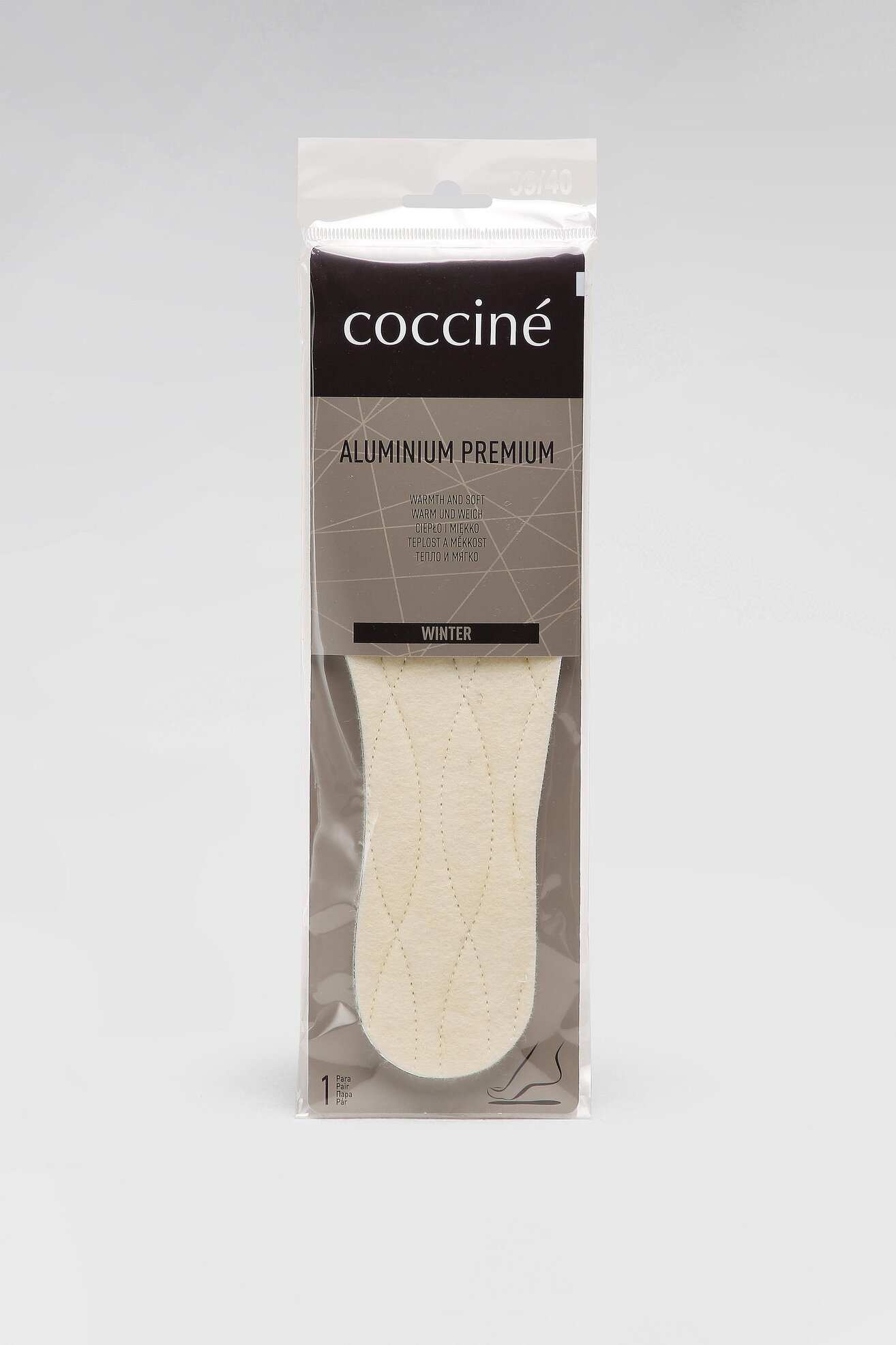 Talpbetét Coccine ALUMINIUM PREMIUM WKŁADKA NR 37-38AZ MIX