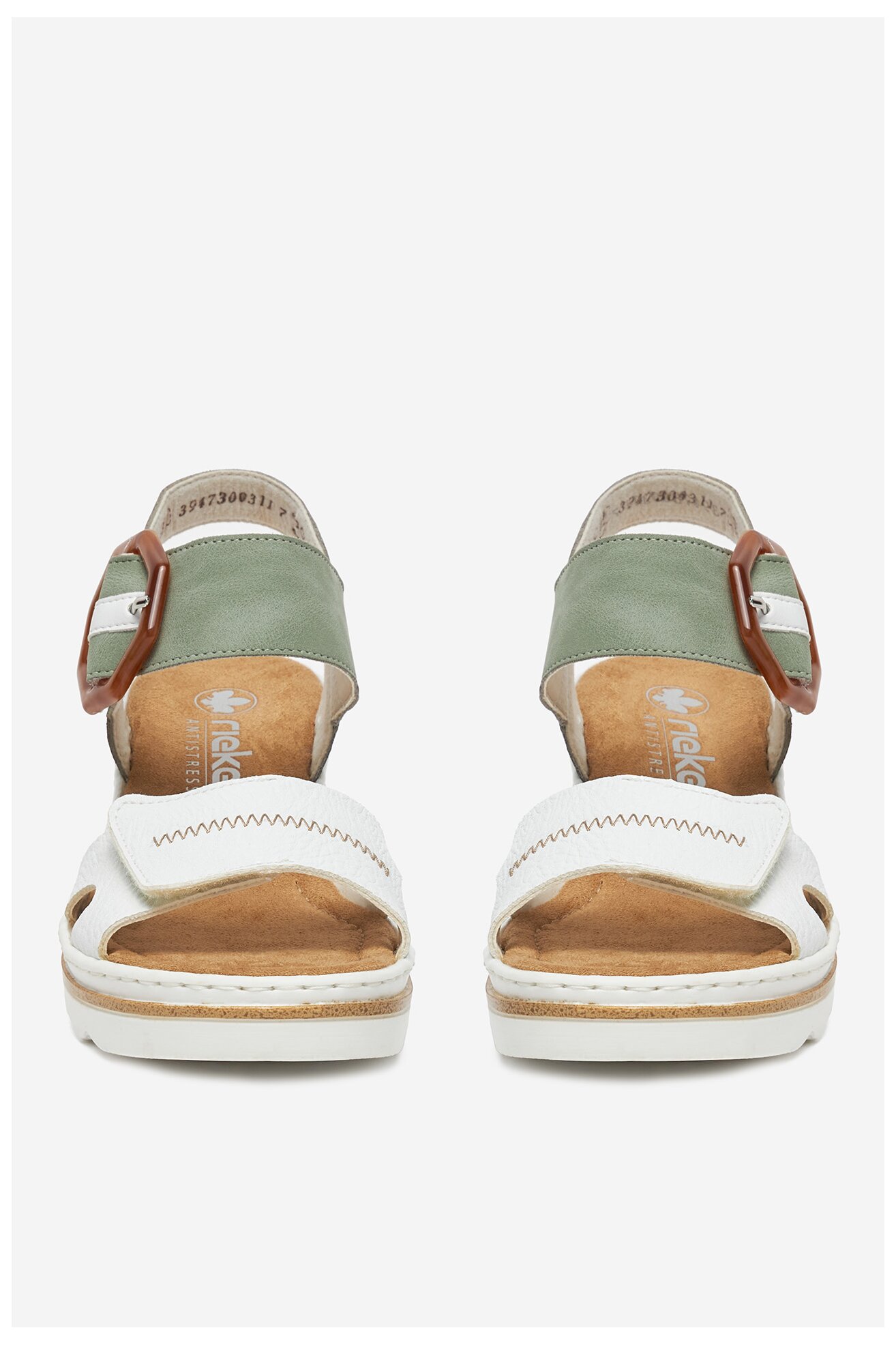 Sandale Rieker 67476-81 ALB