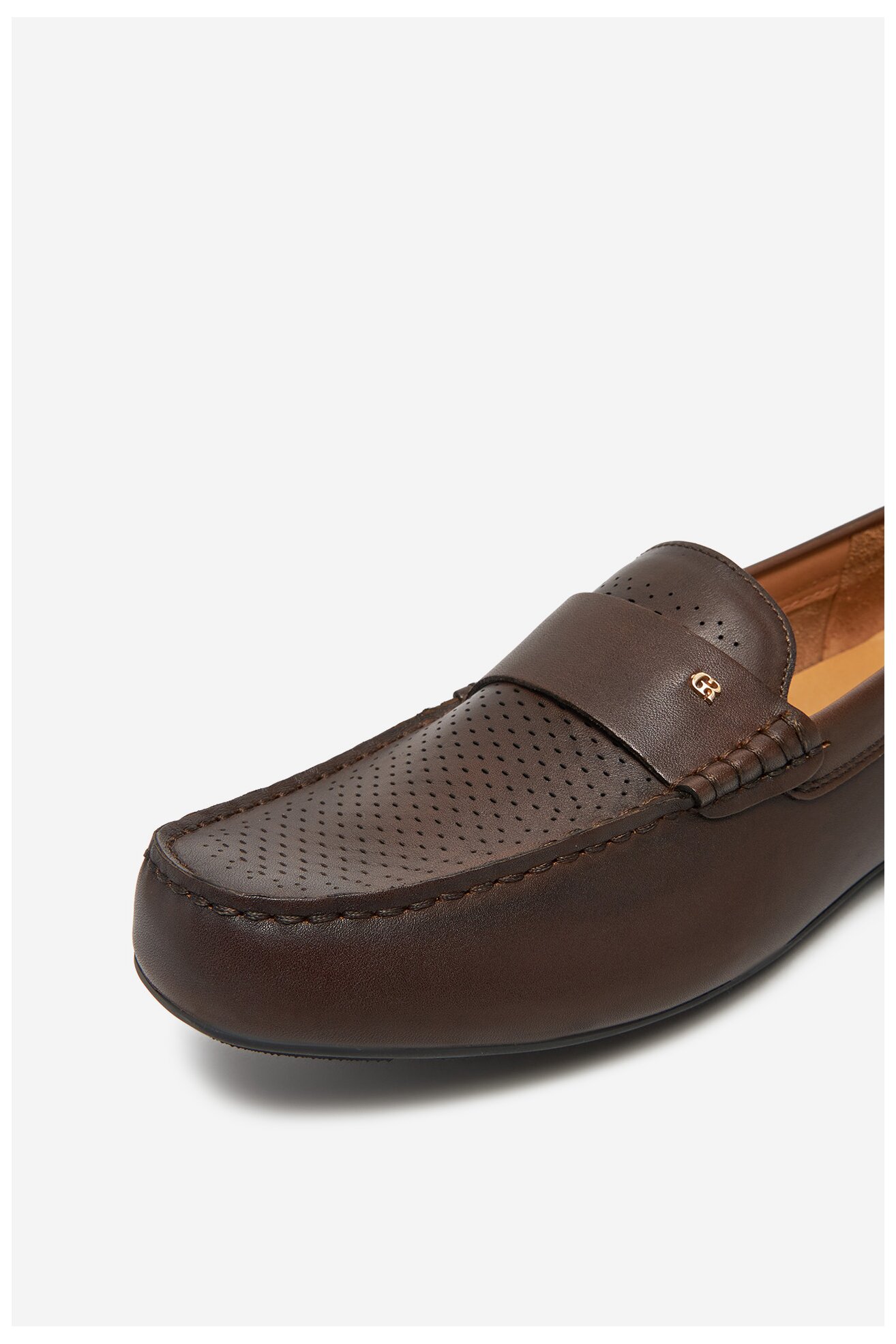 Mokasíny Gino Rossi LUIGI-02 125AM HNĚDÁ