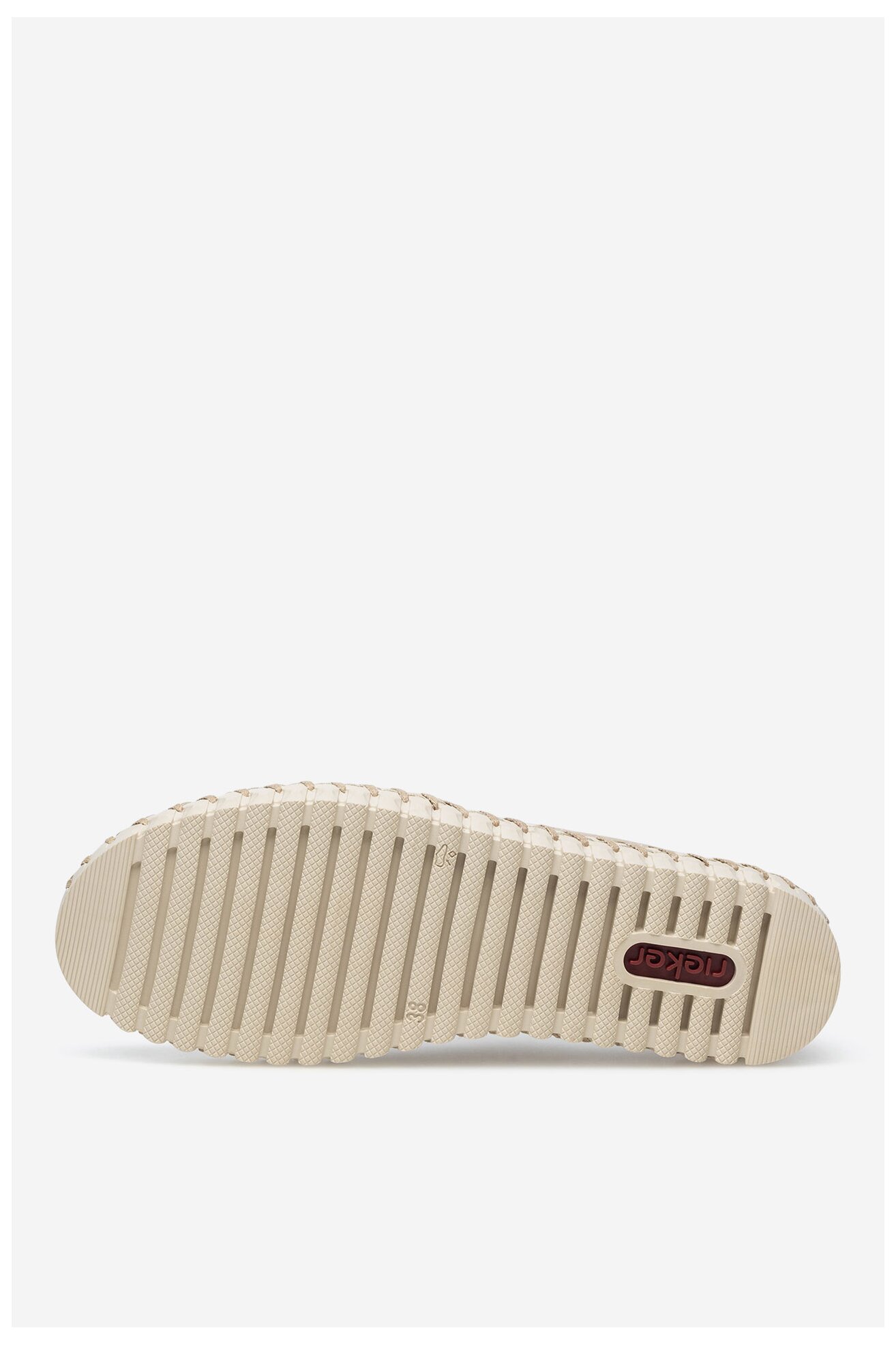 Espadryle Rieker N1963-62 Beżowy