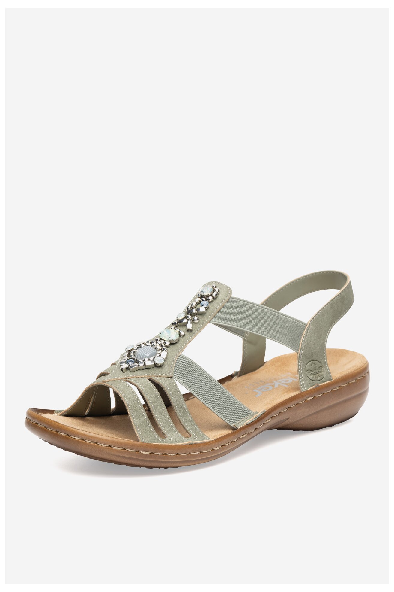 Sandały Rieker 60839-52 Zielony