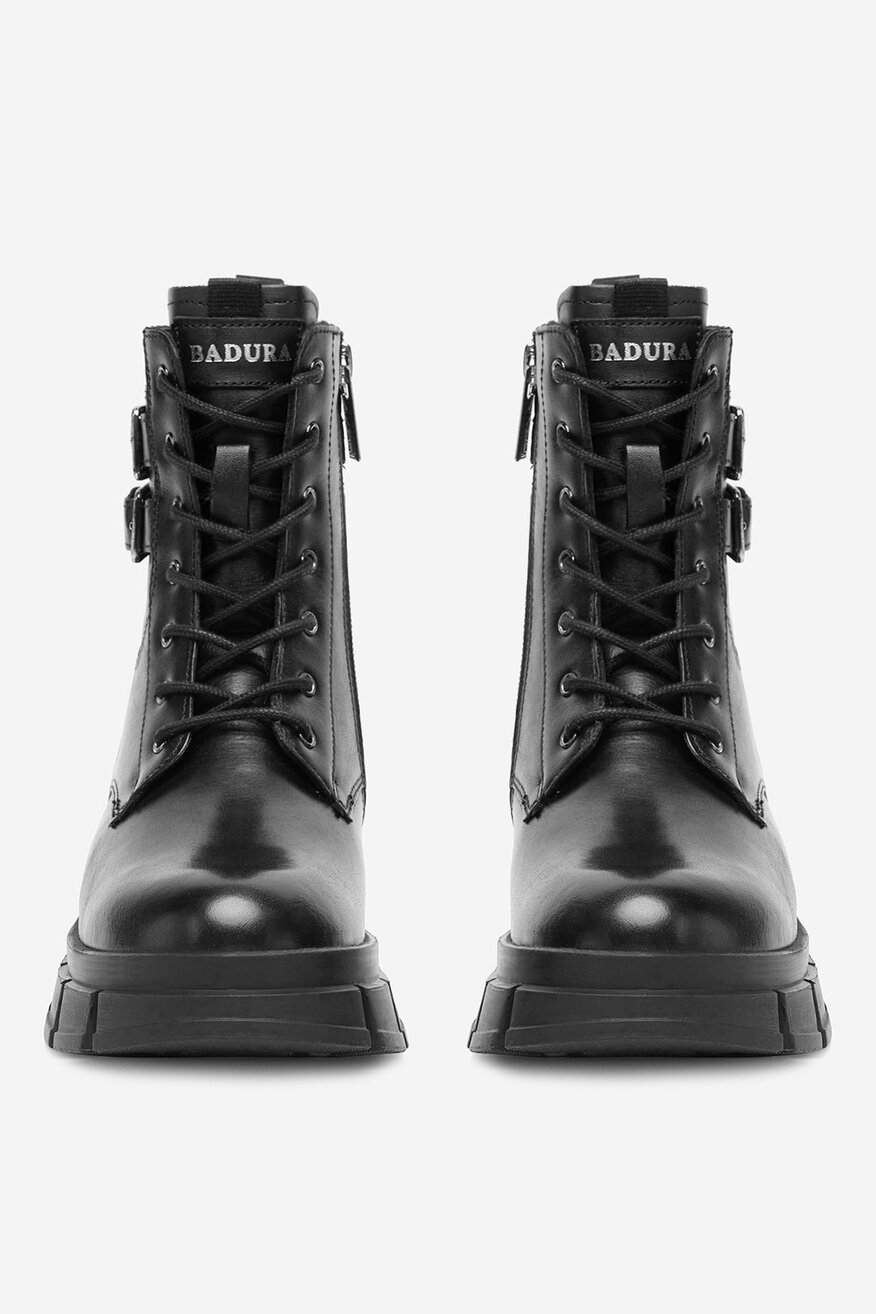 Badura - Trzewiki skórzane ocieplane - 5906751356265