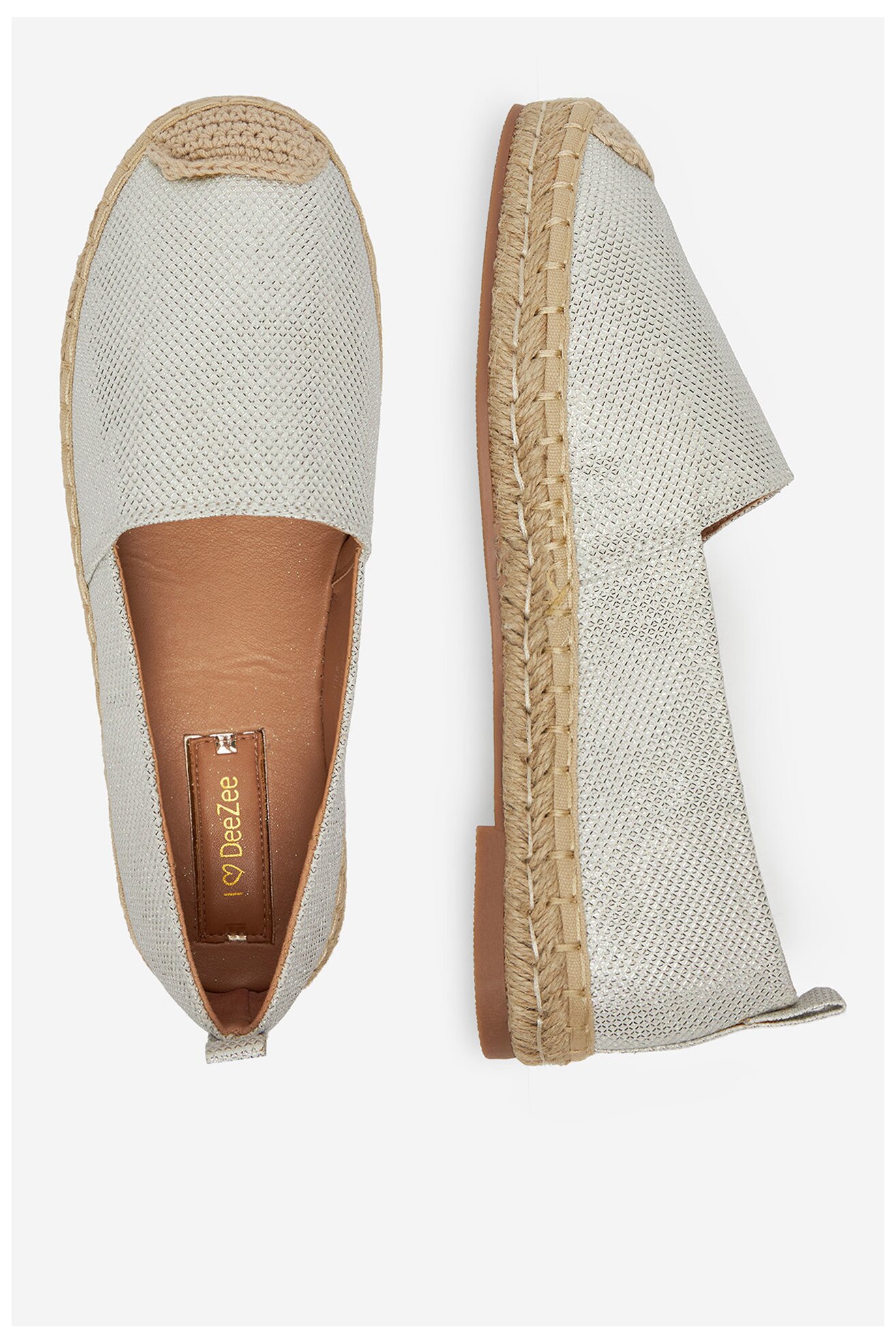 Espadrile DeeZee S289-5 ALB