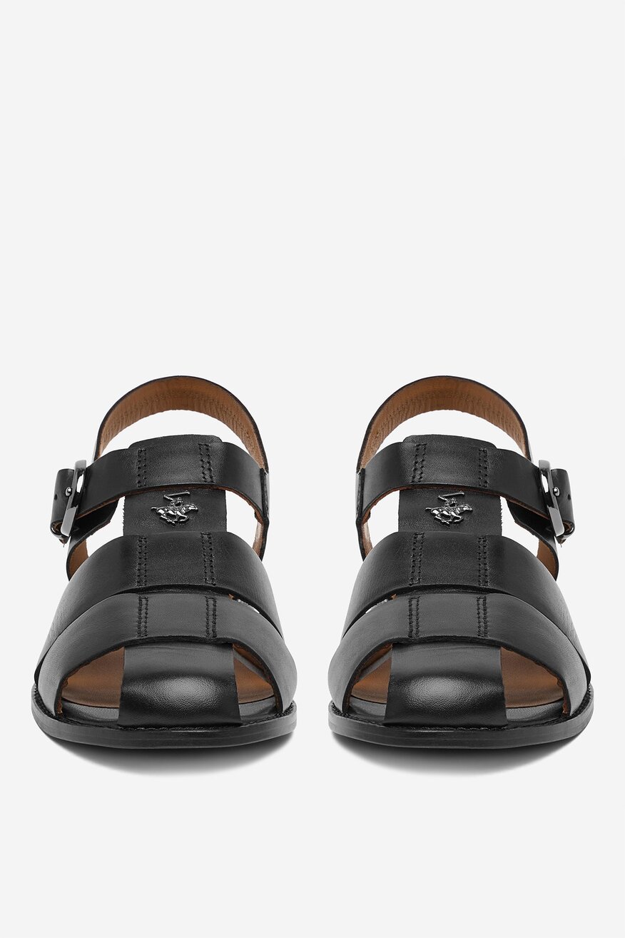 
                Beverly Hills Polo Club - Sandały skórzane - 5906751937877