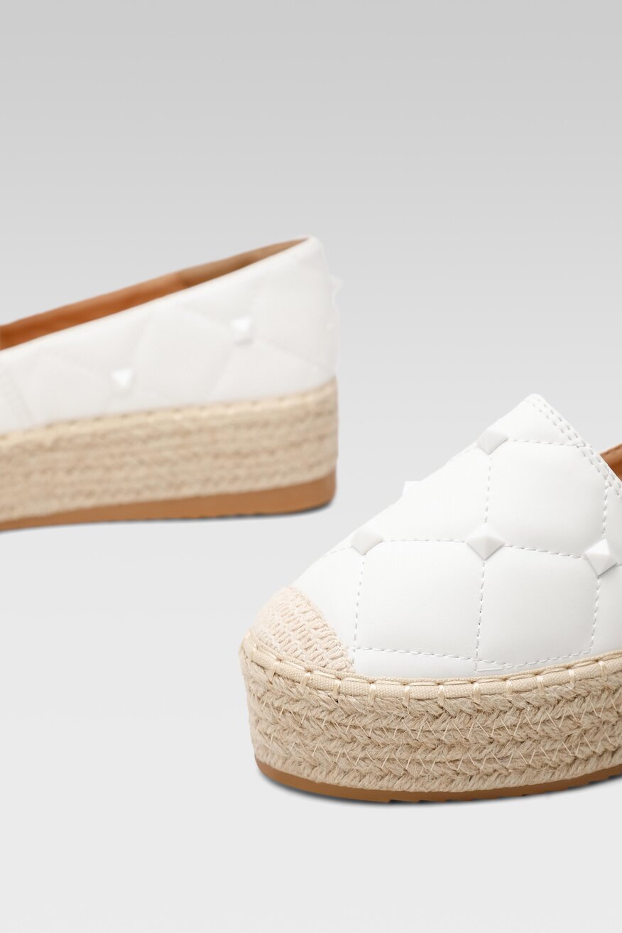 
                        Espadryle DeeZee HIGH SUN WS020610-01 Biały - 5904862621050