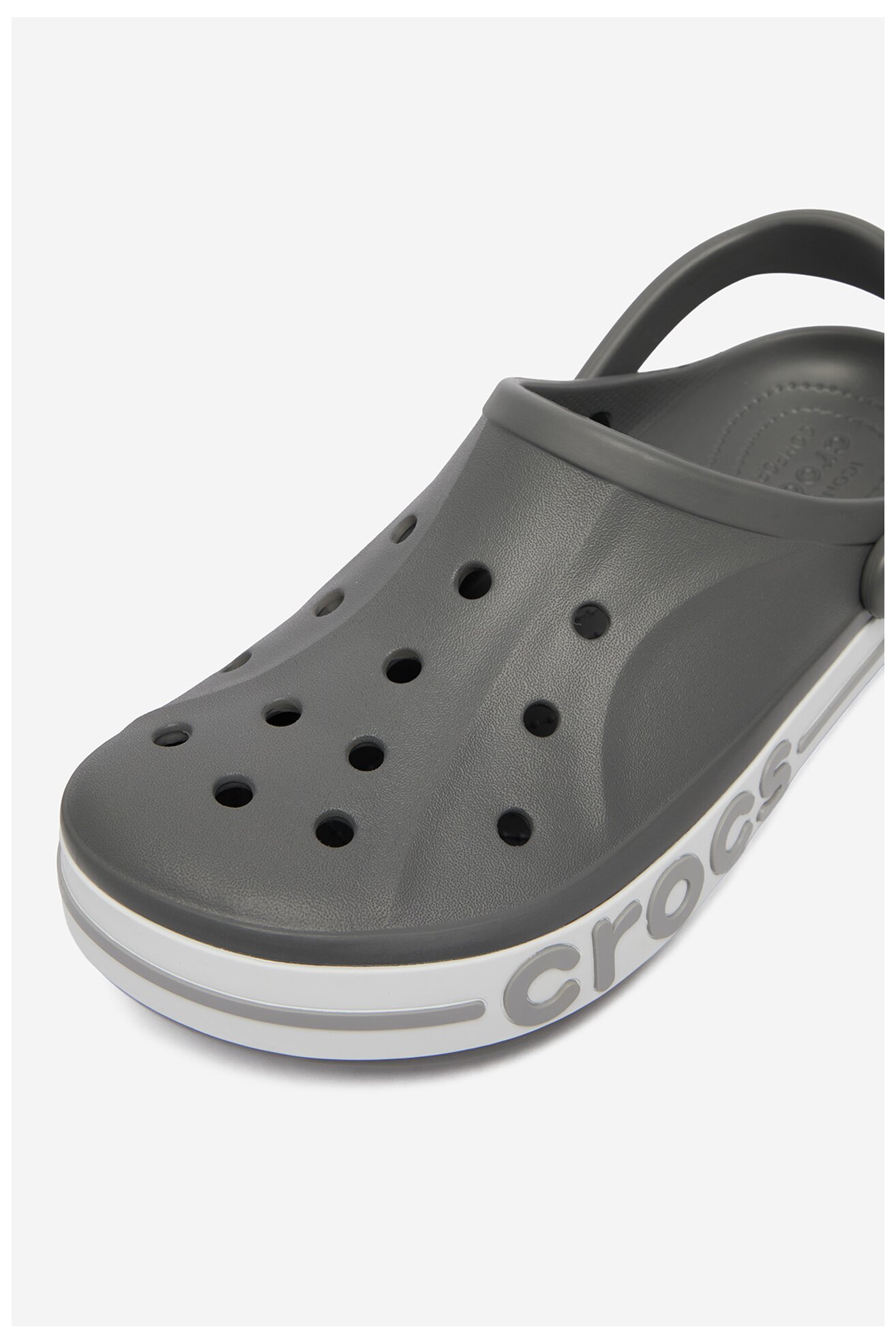 Klapki basenowe Crocs C-BAYABAND CLOG 205089-0IE Szary