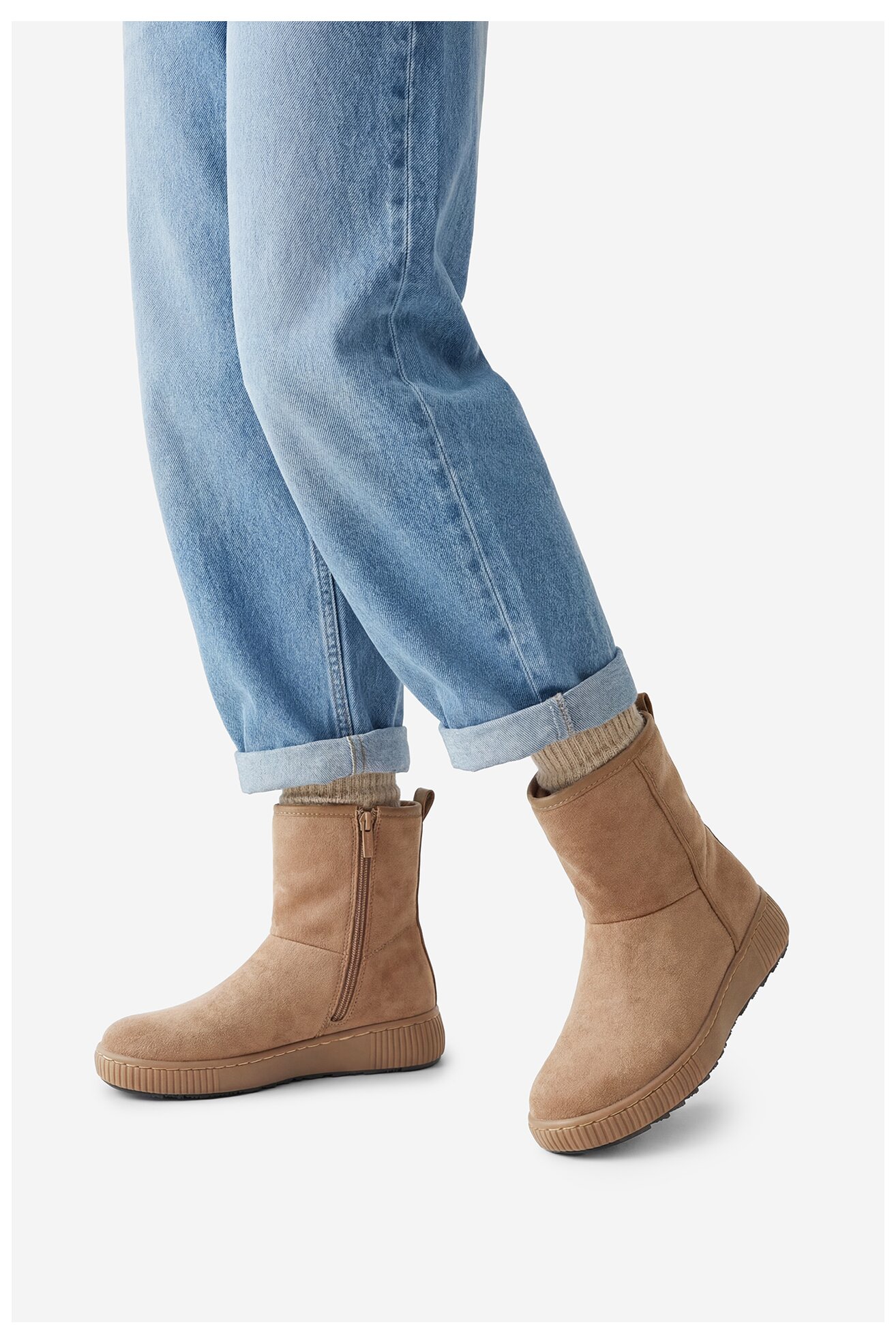 Botki Clara Barson CEO-WS13075-01 Beżowy