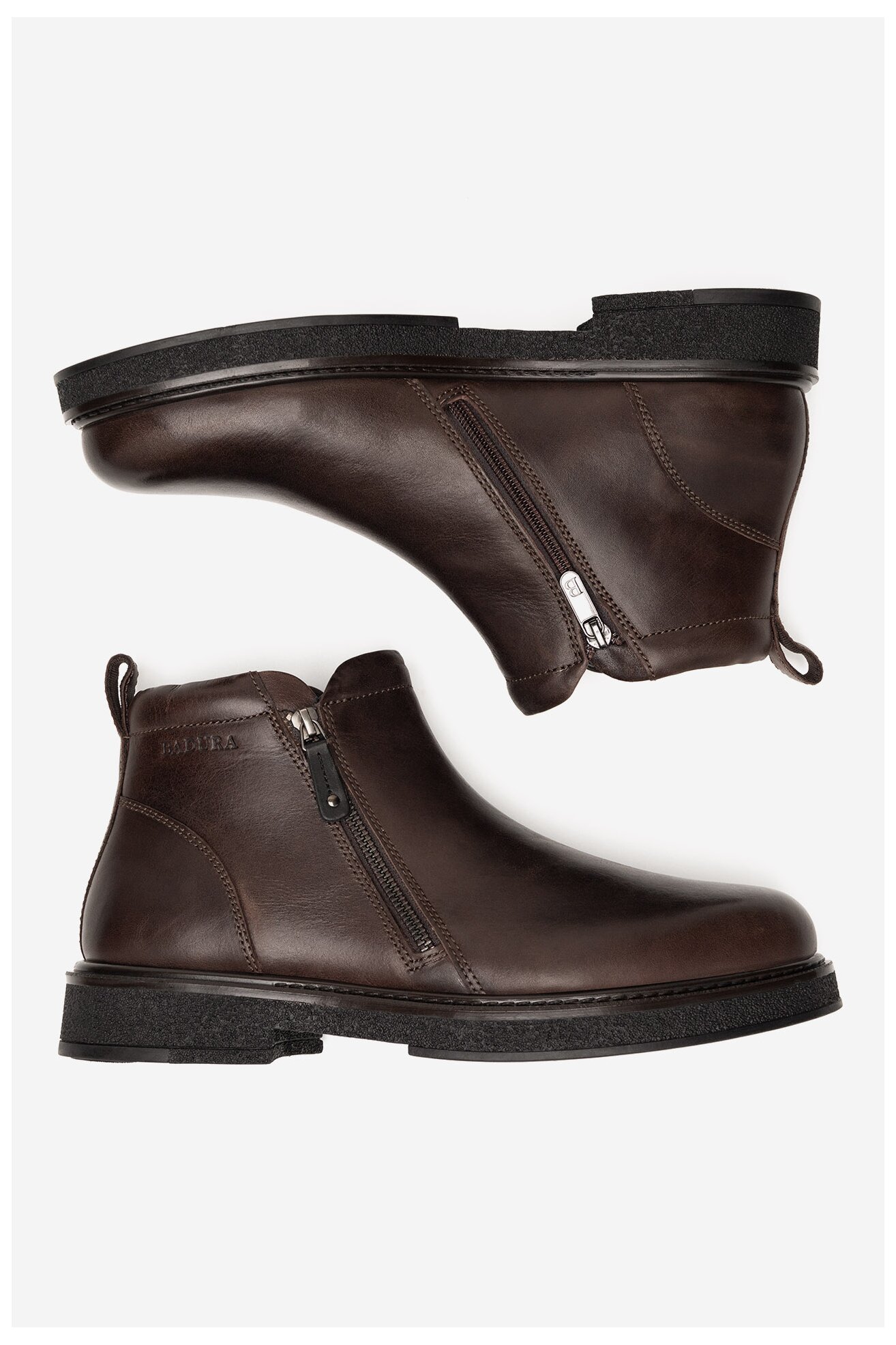 Botki Badura CALEB-03 MI08 Brązowy