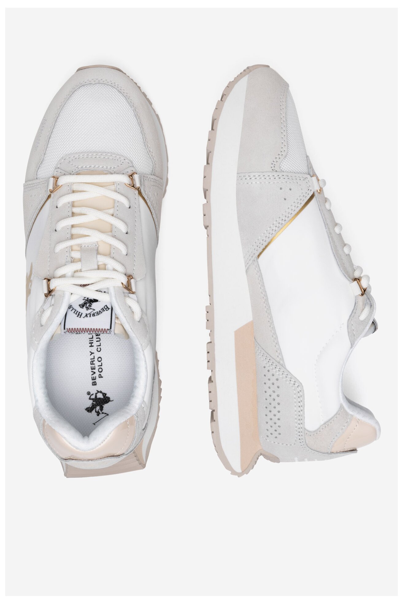 Obuwie sportowe Beverly Hills Polo Club CRUZ MIX 2 Beżowy