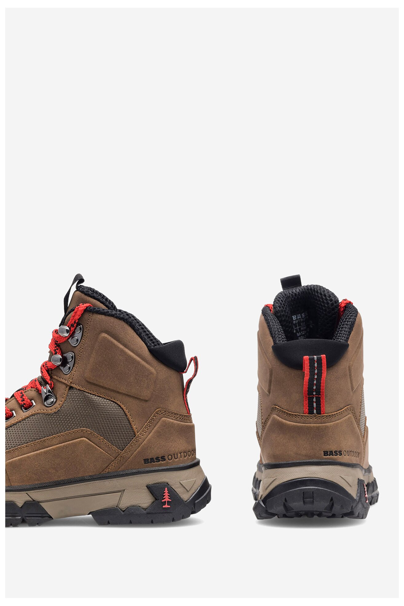 Trzewiki BASS OUTDOOR BA12H820 BROWN / MILITARY OLIVE - 2NQ Brązowy jasny