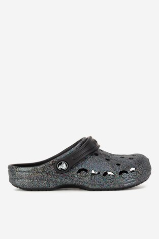 Шльопанець для басейну Crocs BAYA GLITTER CLOG 207015-0C4 ЧОРНИЙ