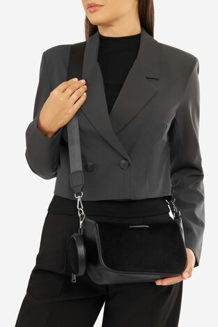 Сумка З Ремінцем Jenny Fairy JFR-L-024-06 ЧОРНИЙ