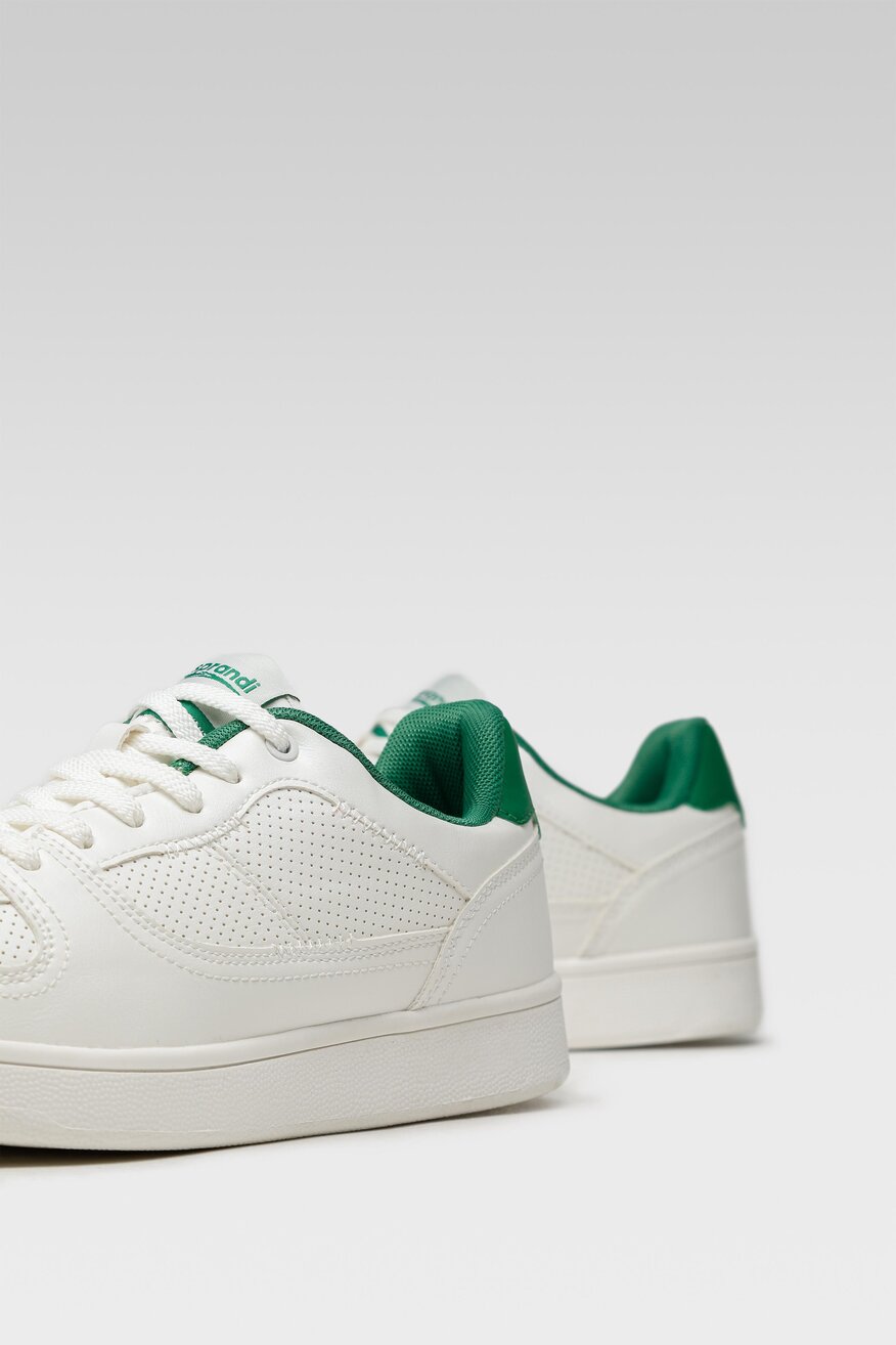 Sprandi - Obuwie sportowe pastelowe białe - 5903698742939