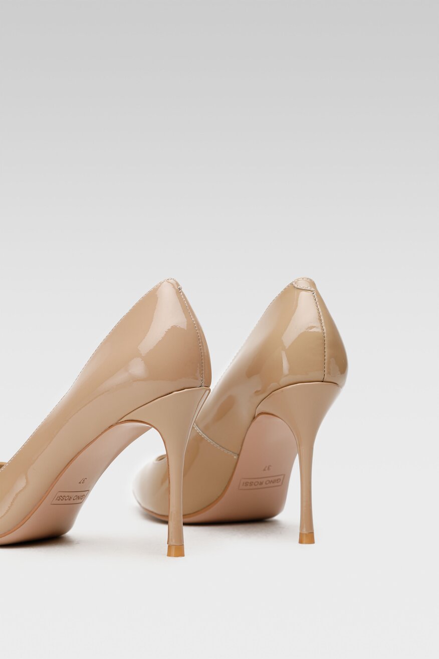 
                Gino Rossi - Skórzane czółenka szpice - 5904248336998