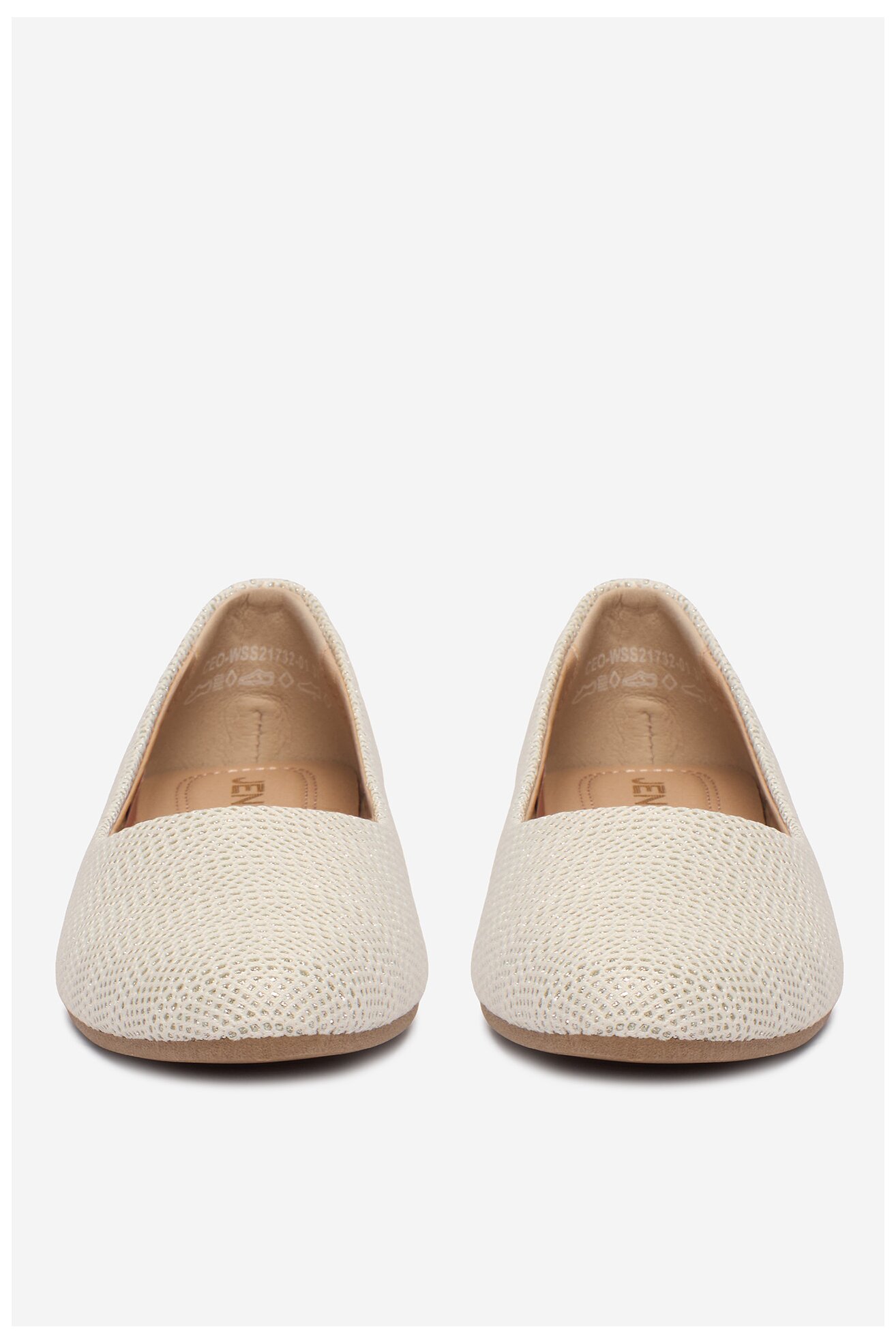 Baleriny Jenny CEO-WSS21732-01 Beżowy