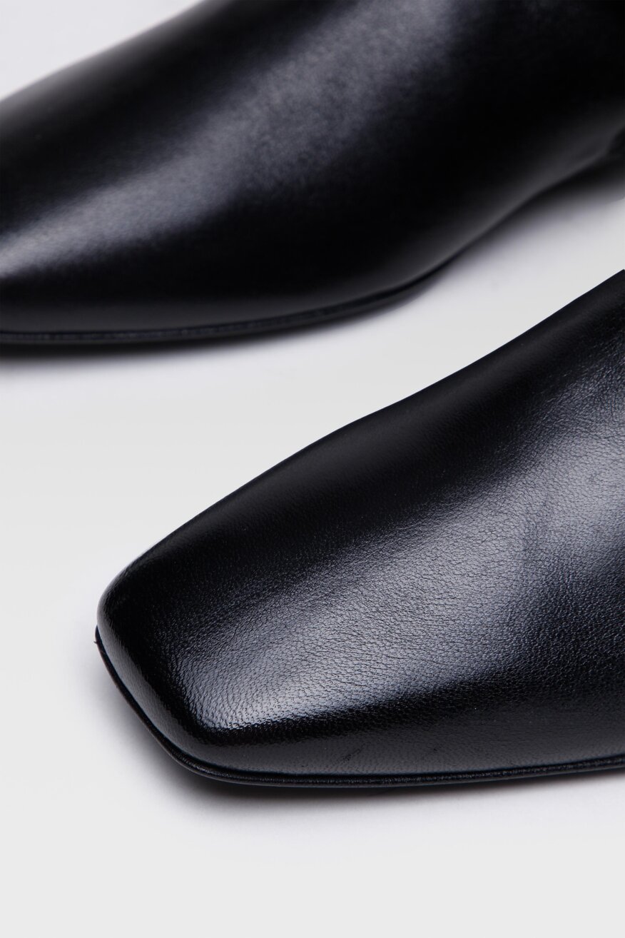 
                Gino Rossi - Skórzane botki czarne - 5903698919423