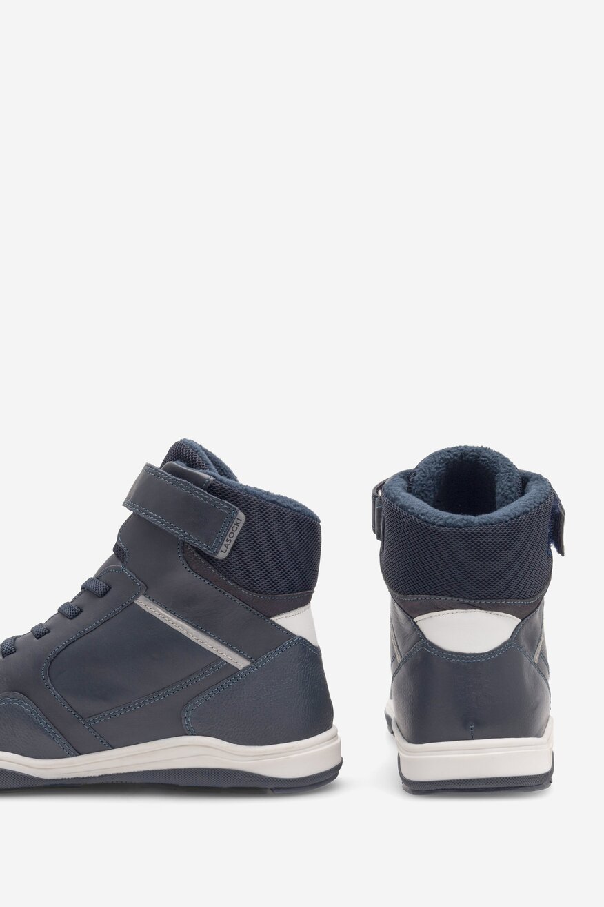 Lasocki Young - Trzewiki skórzane ocieplane - 5905588001263