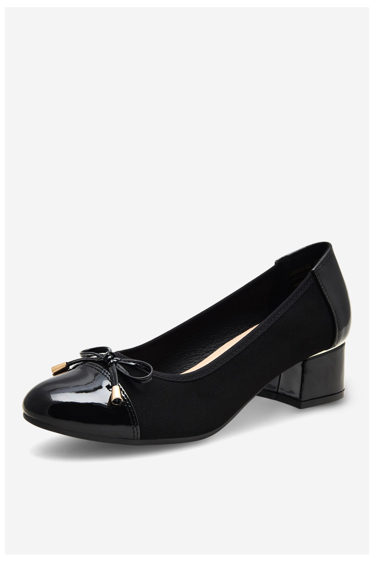 Czółenka Clara Barson LS6032-02 Czarny