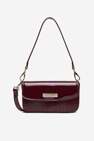 Сумка З Ремінцем NINE WEST CEO-MISSISIPI-I-LDA8009 БОРДОВИЙ