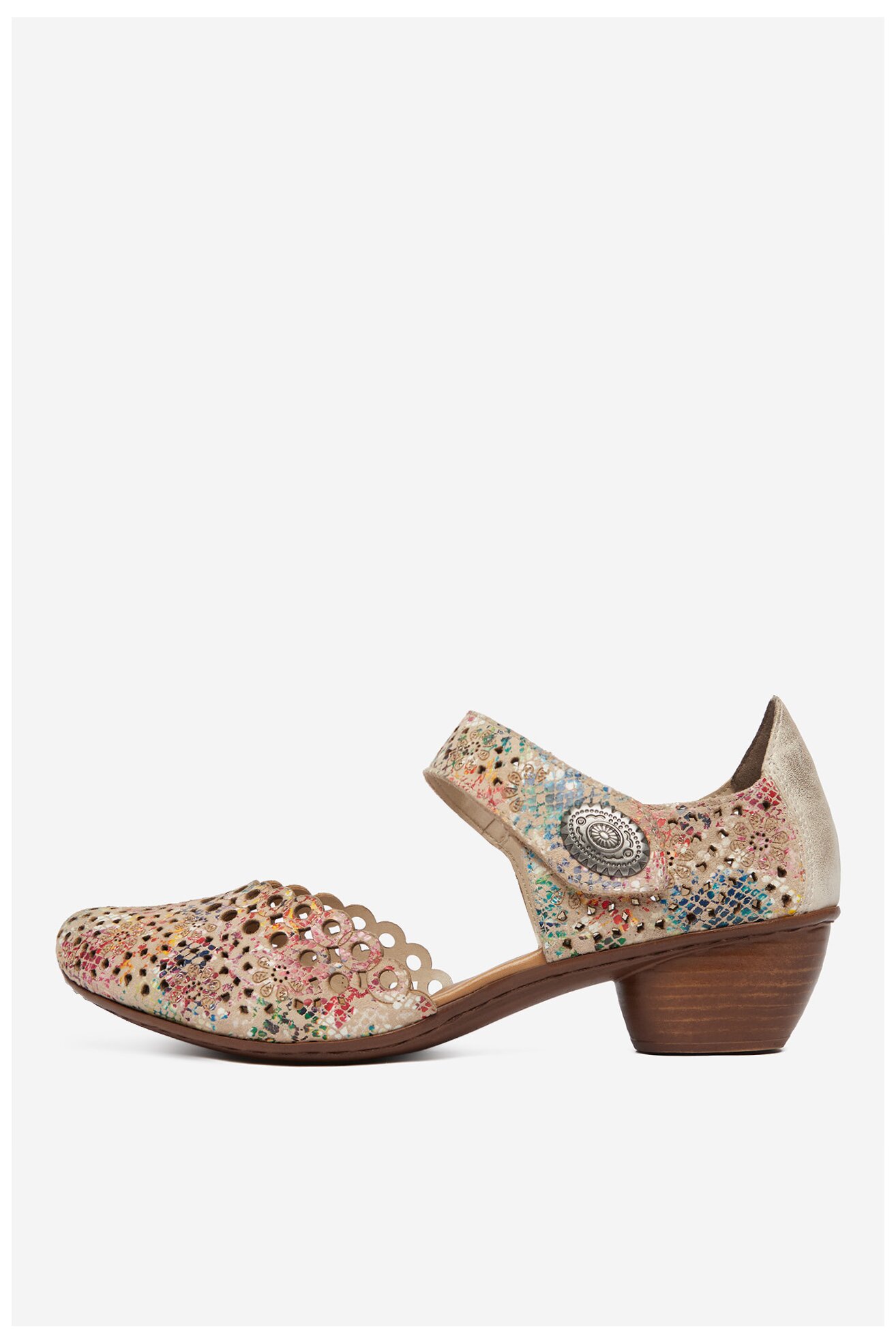 Czółenka Rieker CEO-43753-91 MIX