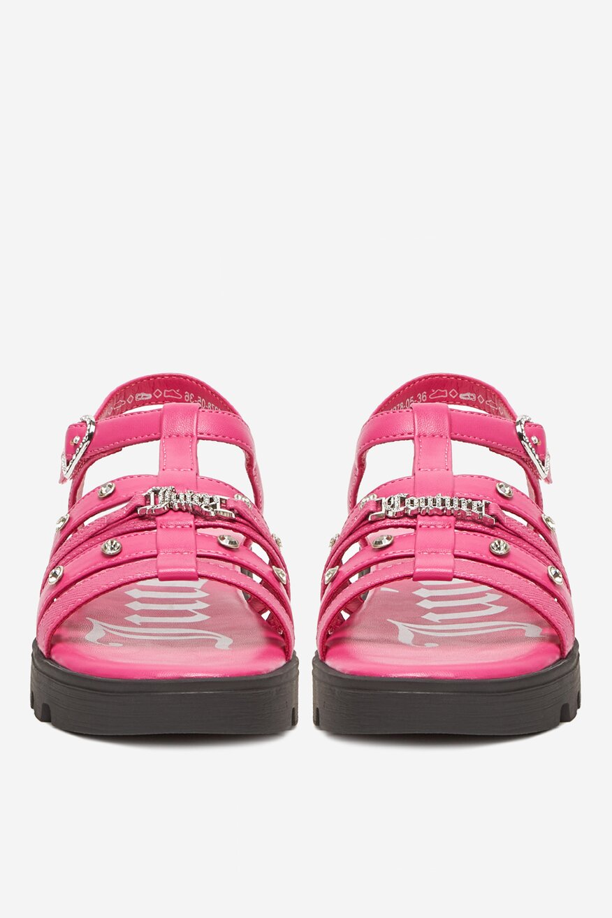 Juicy Couture - Sandały na grubej podeszwie - 5904862327808