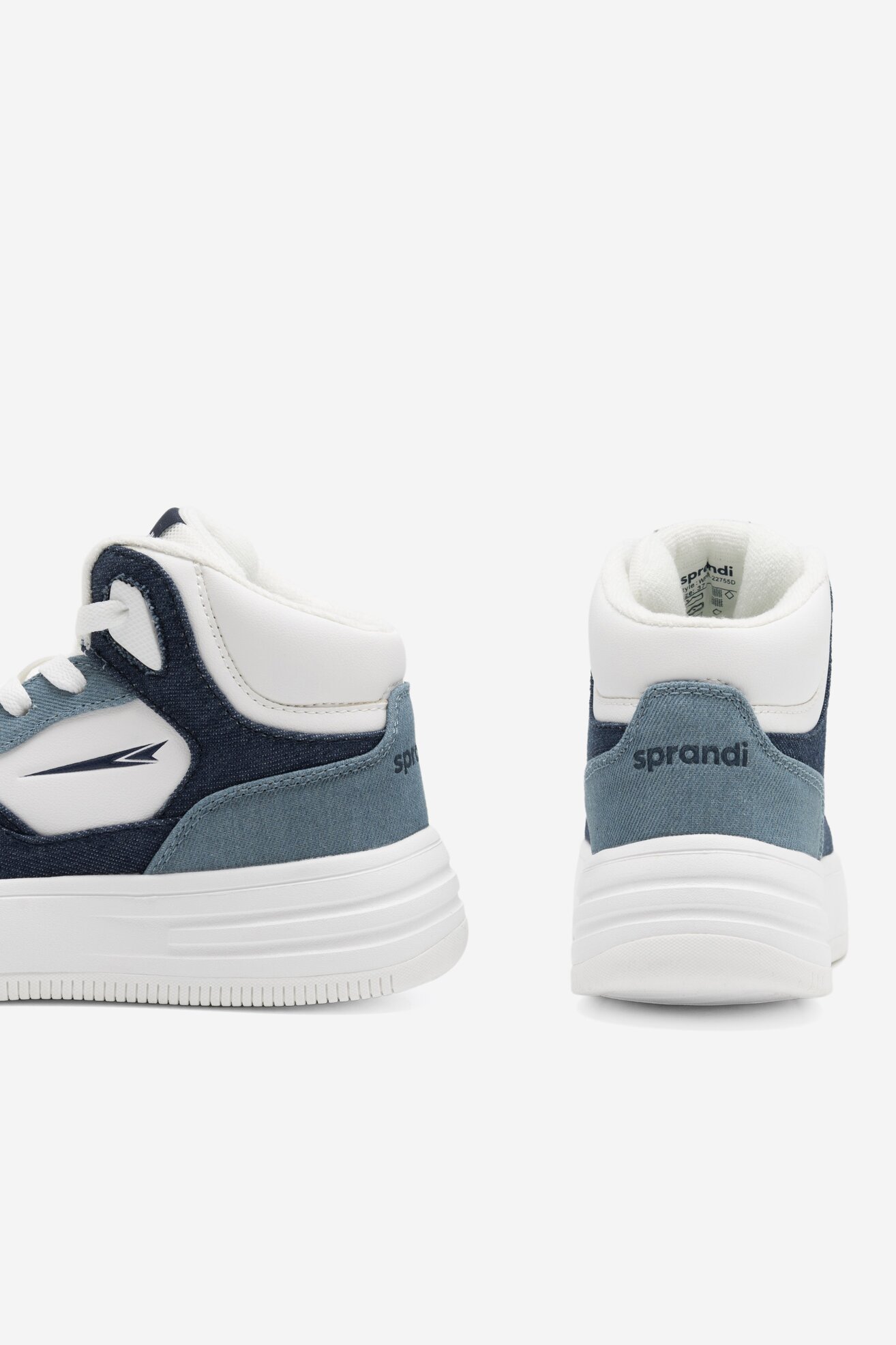 Obuwie sportowe Sprandi BEAT MID WP40-22755D Jeansowy