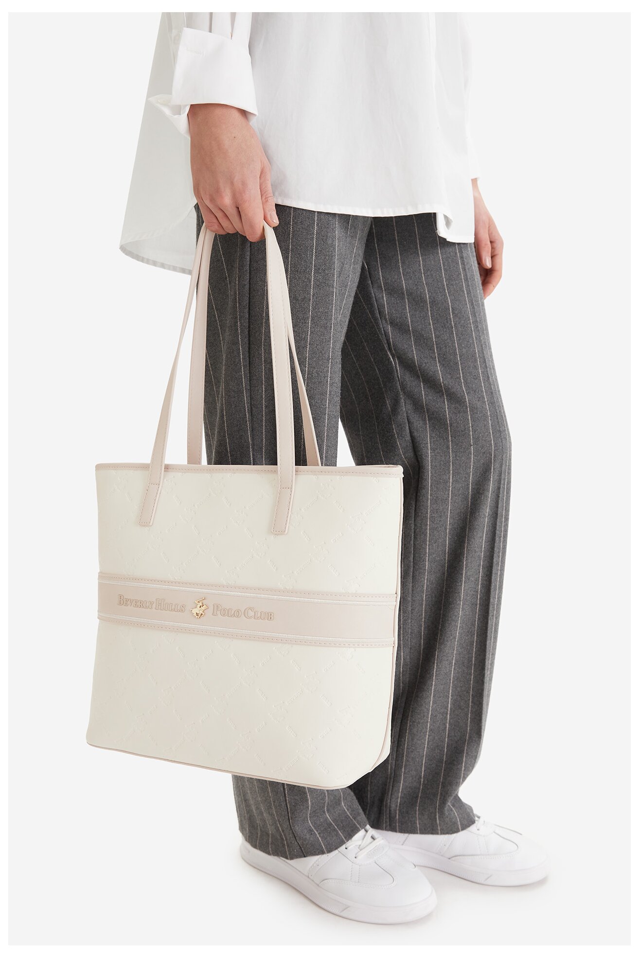 Сумка З Ремінцем Beverly Hills Polo Club EO-BHPC-L-012-09 ІВОРИ