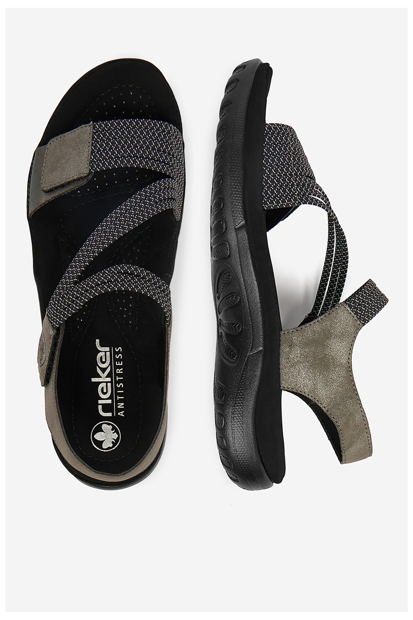 Sandały Rieker CEO-64870-42 Szary