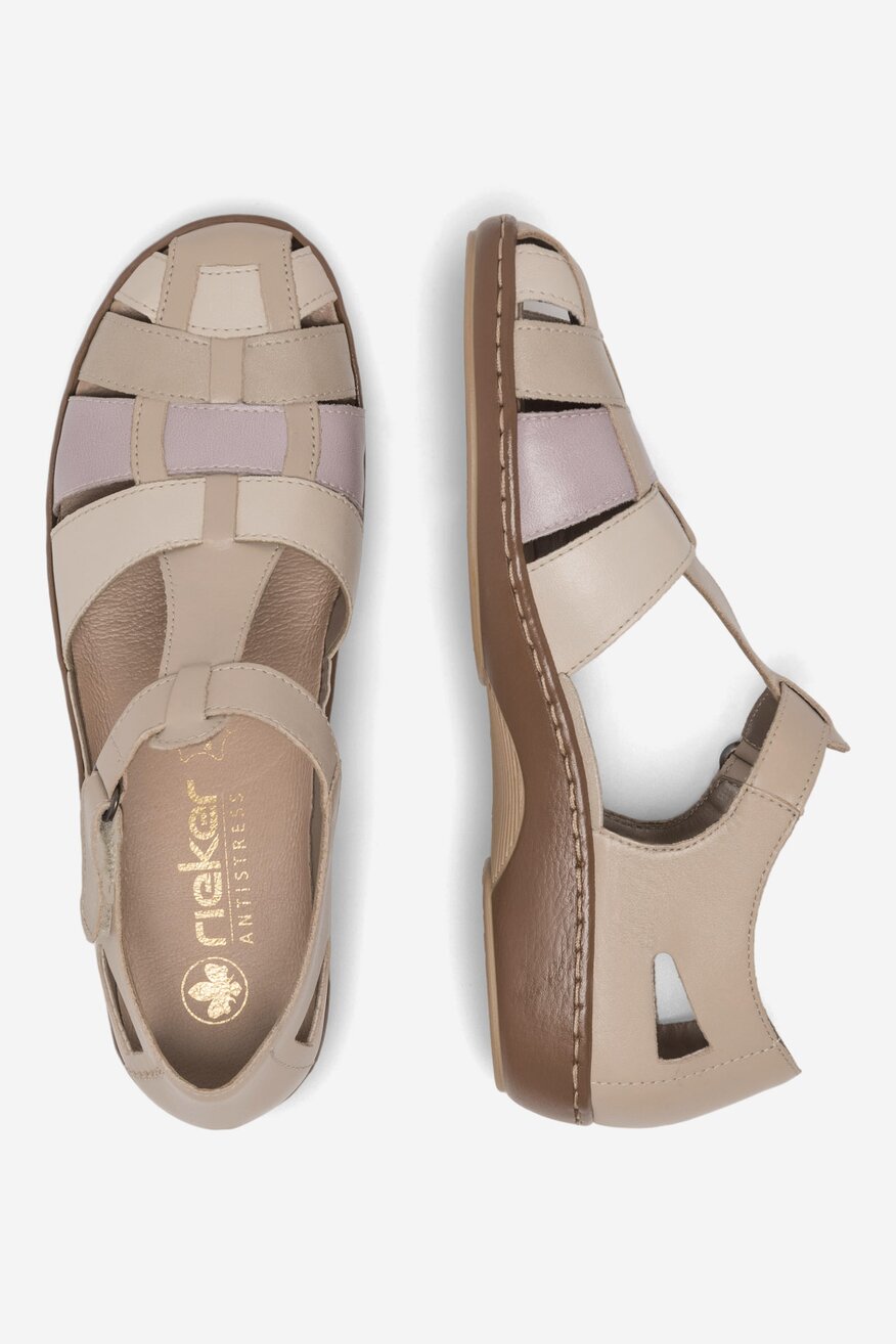 
                Rieker - Sandały skórzane - 5905588310778