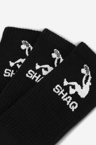 Шкарпетка SHAQ SHQ-MB-003-AW24 (3-PACK) ЧОРНИЙ