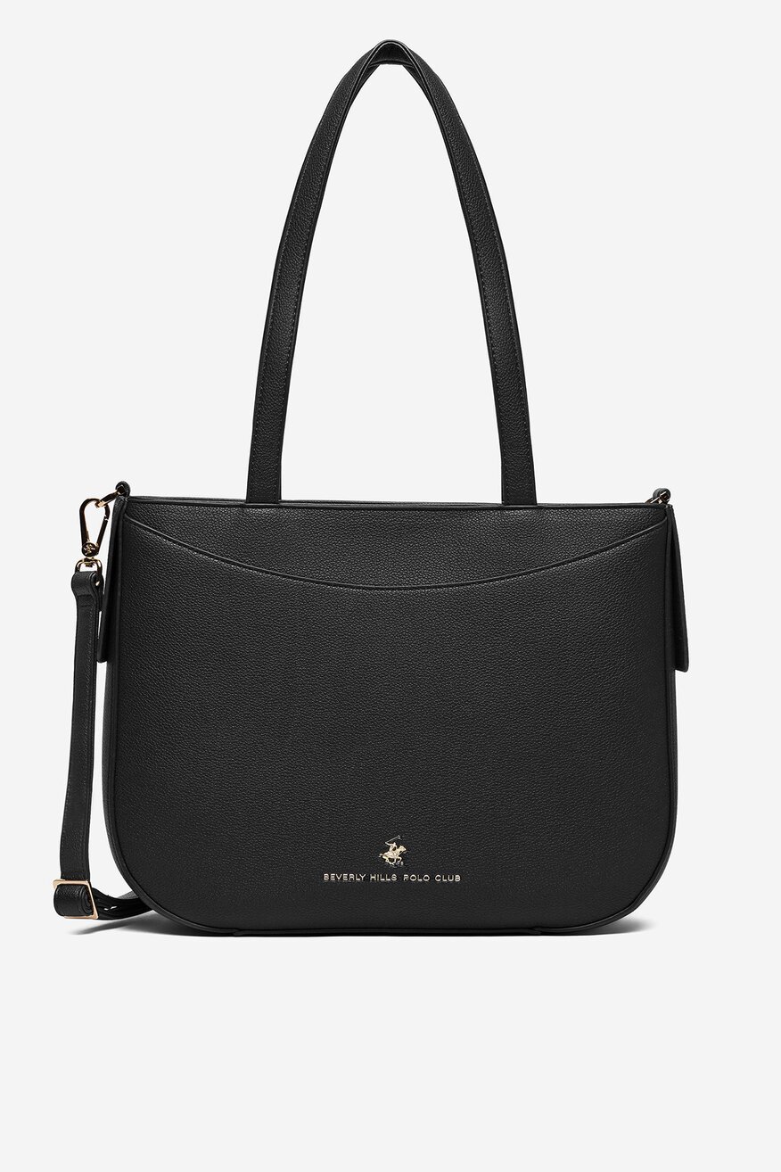 
                Дамска чанта Beverly Hills Polo Club ЧЕРЕН - 5906751598092