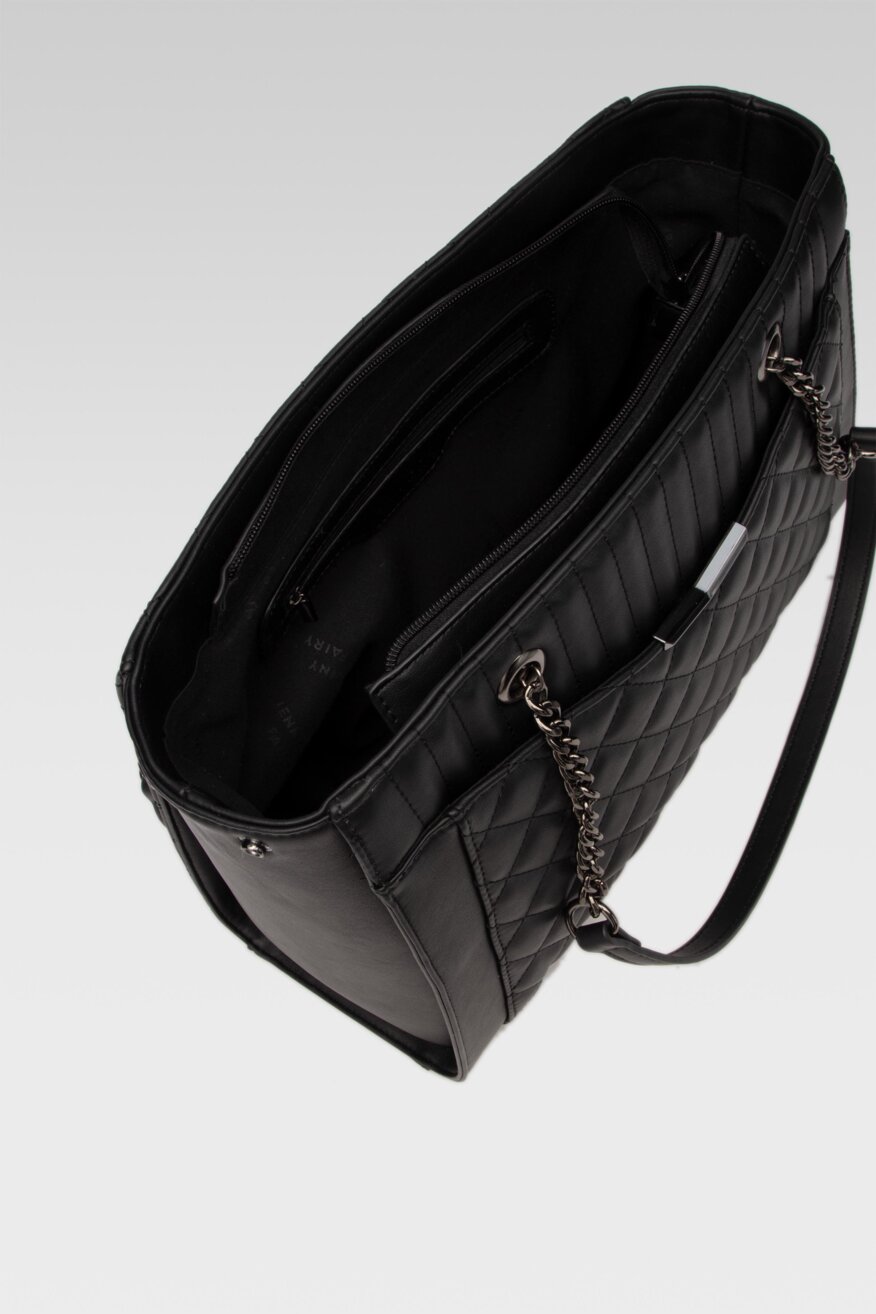 
                Jenny Fairy - Torebka pikowana czarna - 5903698408477