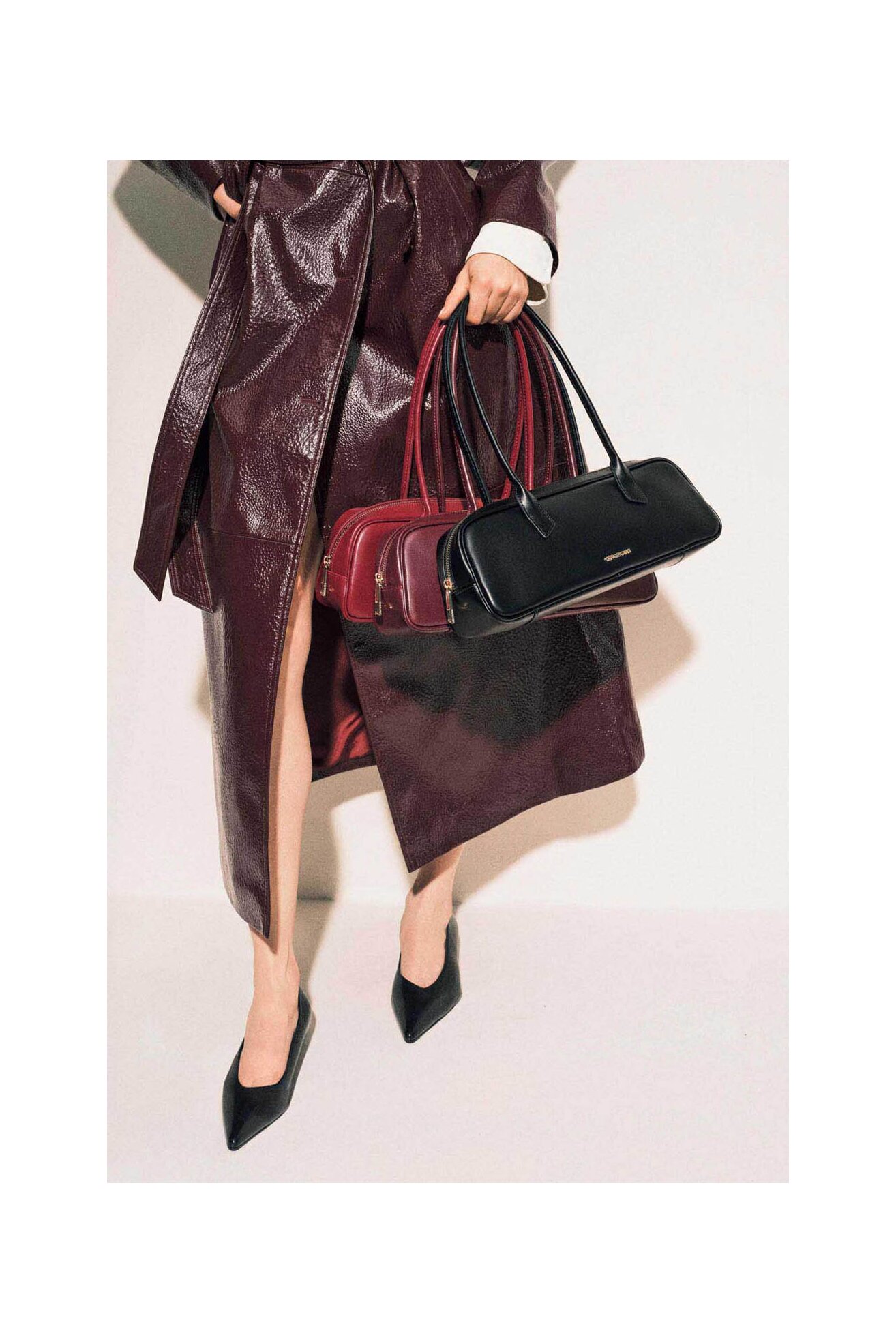 Kézitáska Gino Rossi CS11166-001 BORDÓ