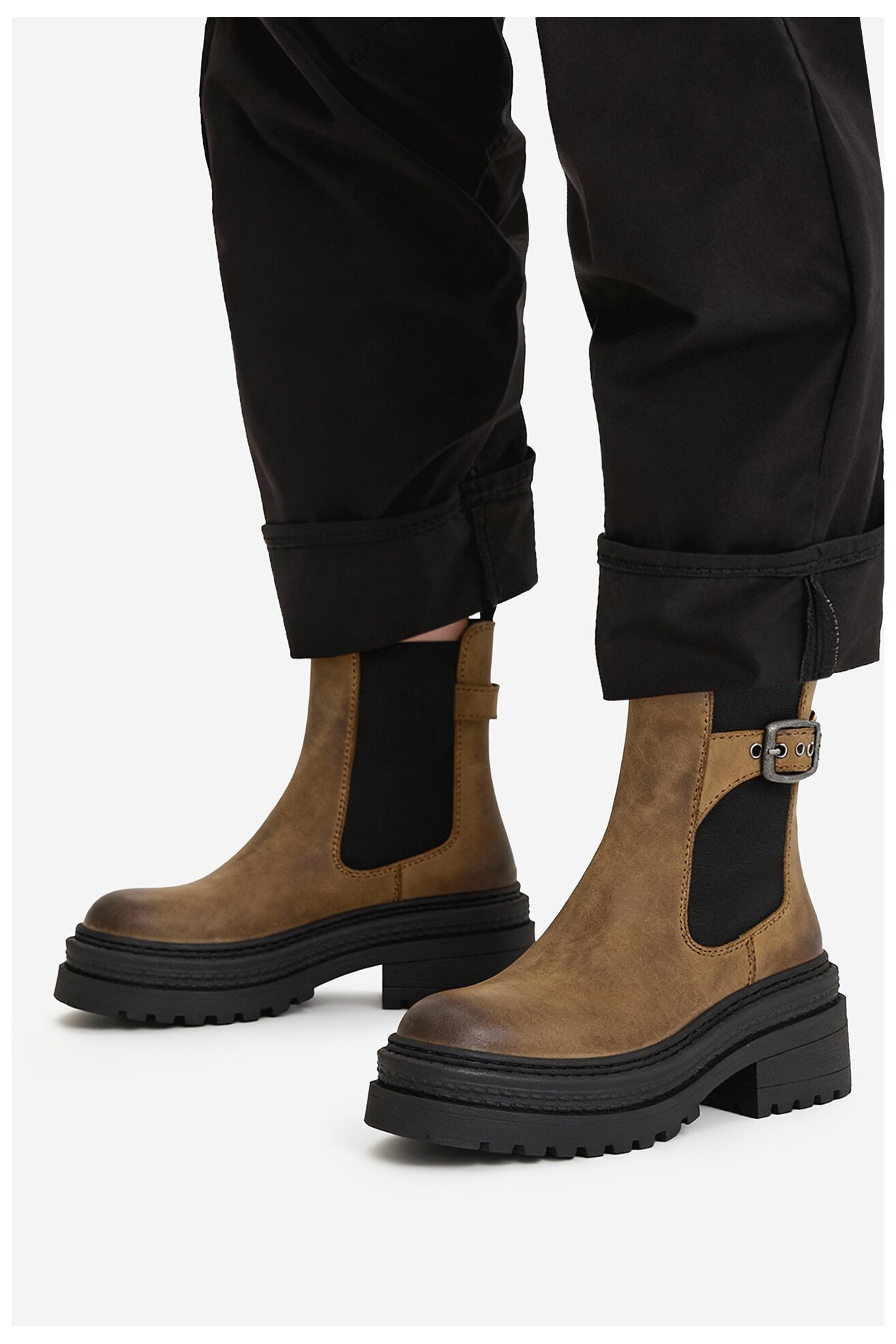 Bokacsizma G-STAR RAW CEO-WI34-ALASKA-02 VILÁGOSBARNA