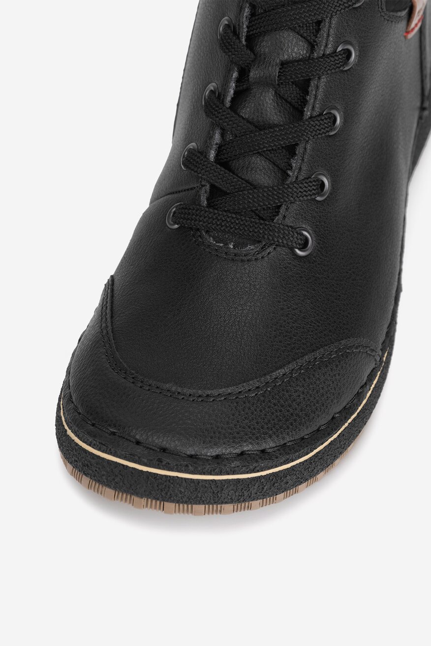 Rieker - Trzewiki skórzane ocieplane - 2230062978971