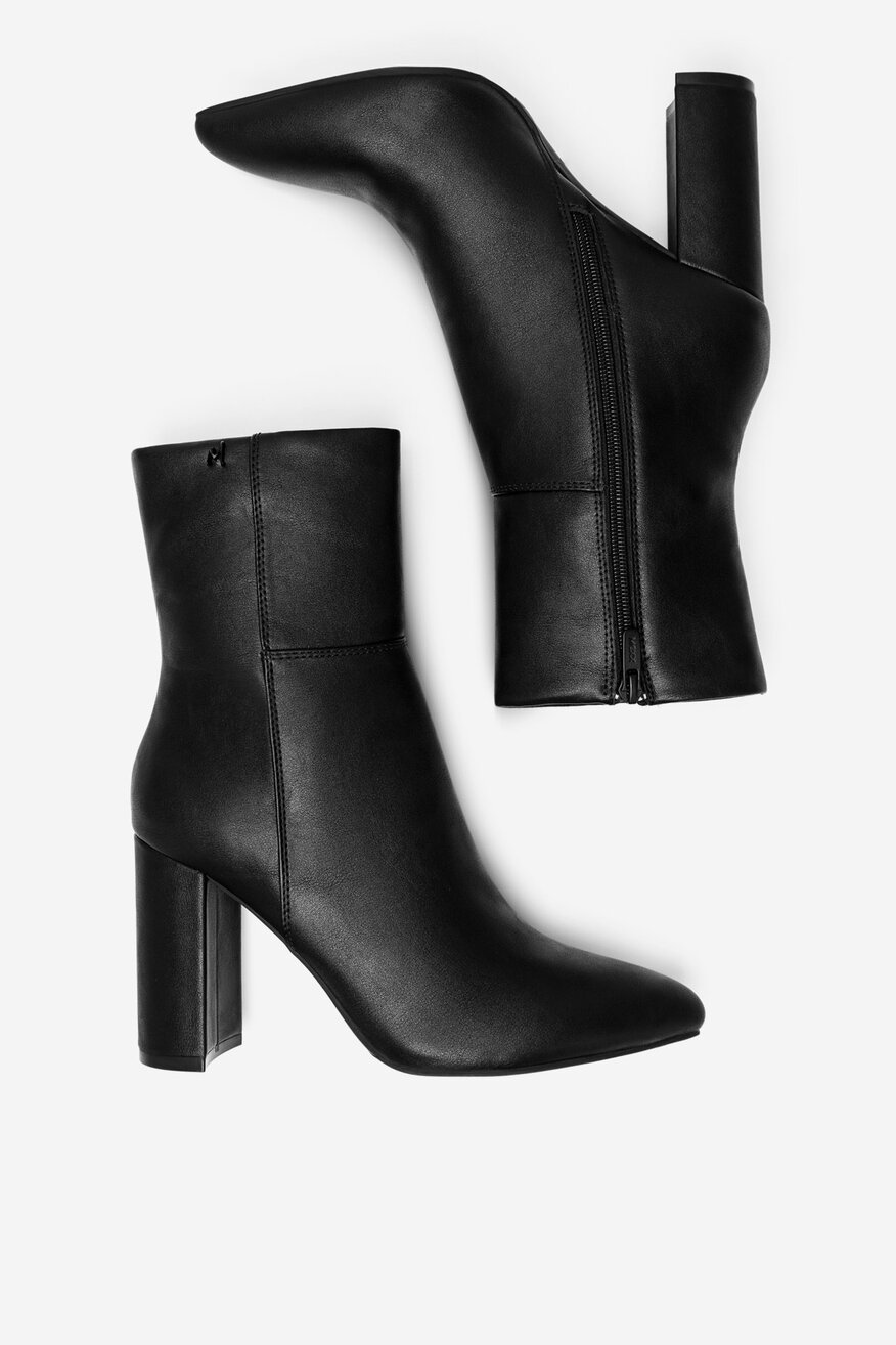 
                Mexx - Botki ocieplane na słupku - 5905588894445