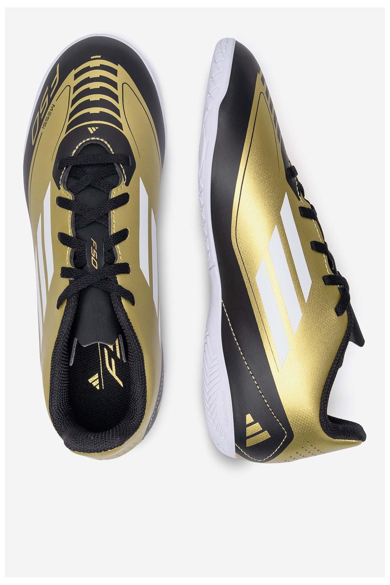 Obuwie sportowe adidas F50 CLUB IN J MESSI IG9326 Złoty