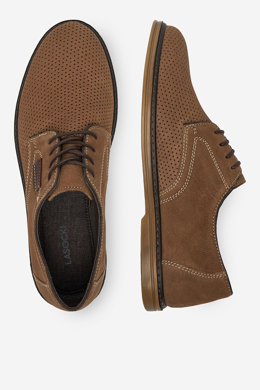 Lasocki - Półbuty zamszowe - 5903698590370