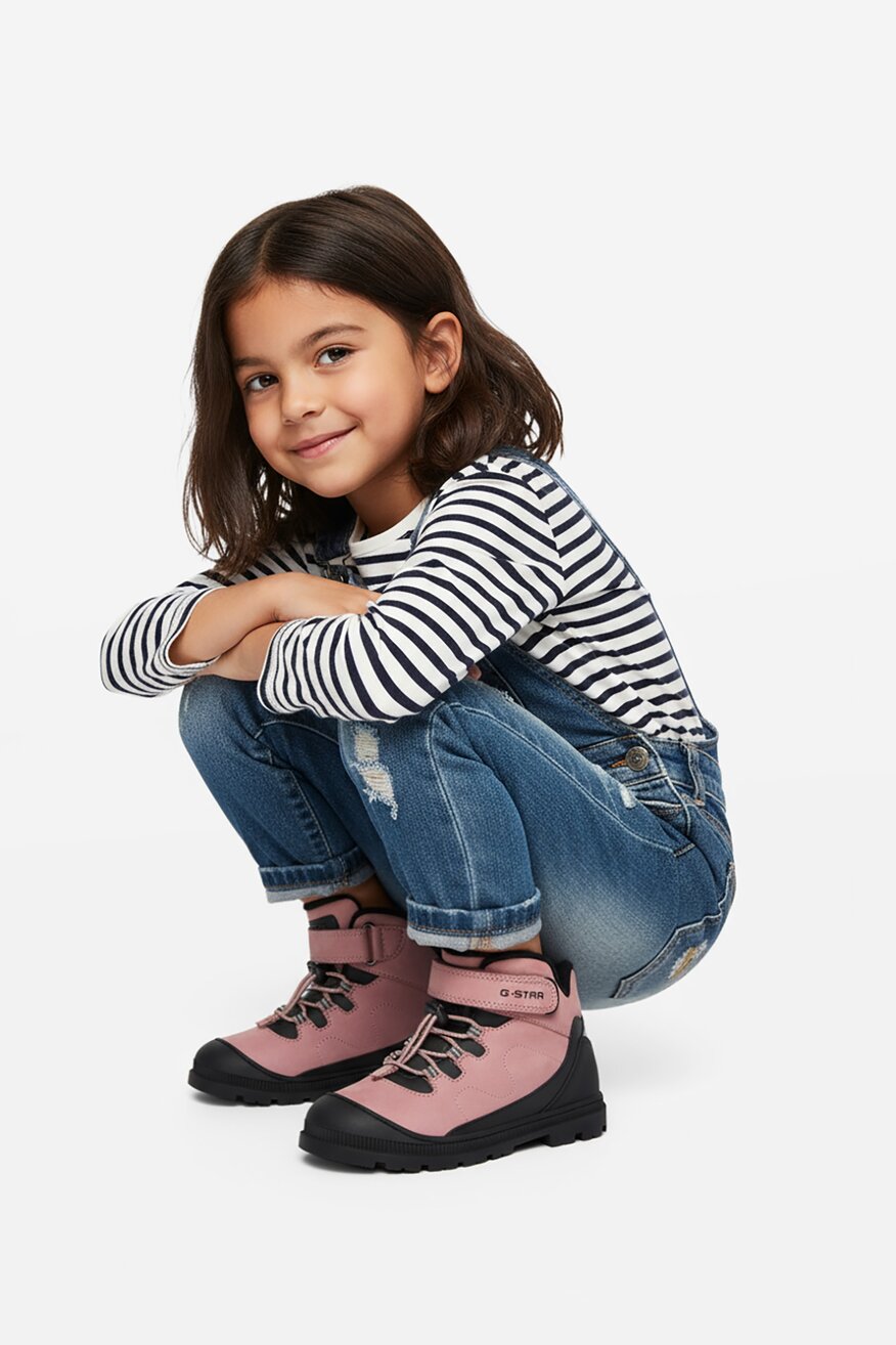 G-STAR RAW - Skórzane trzewiki na rzep - 5906751329115