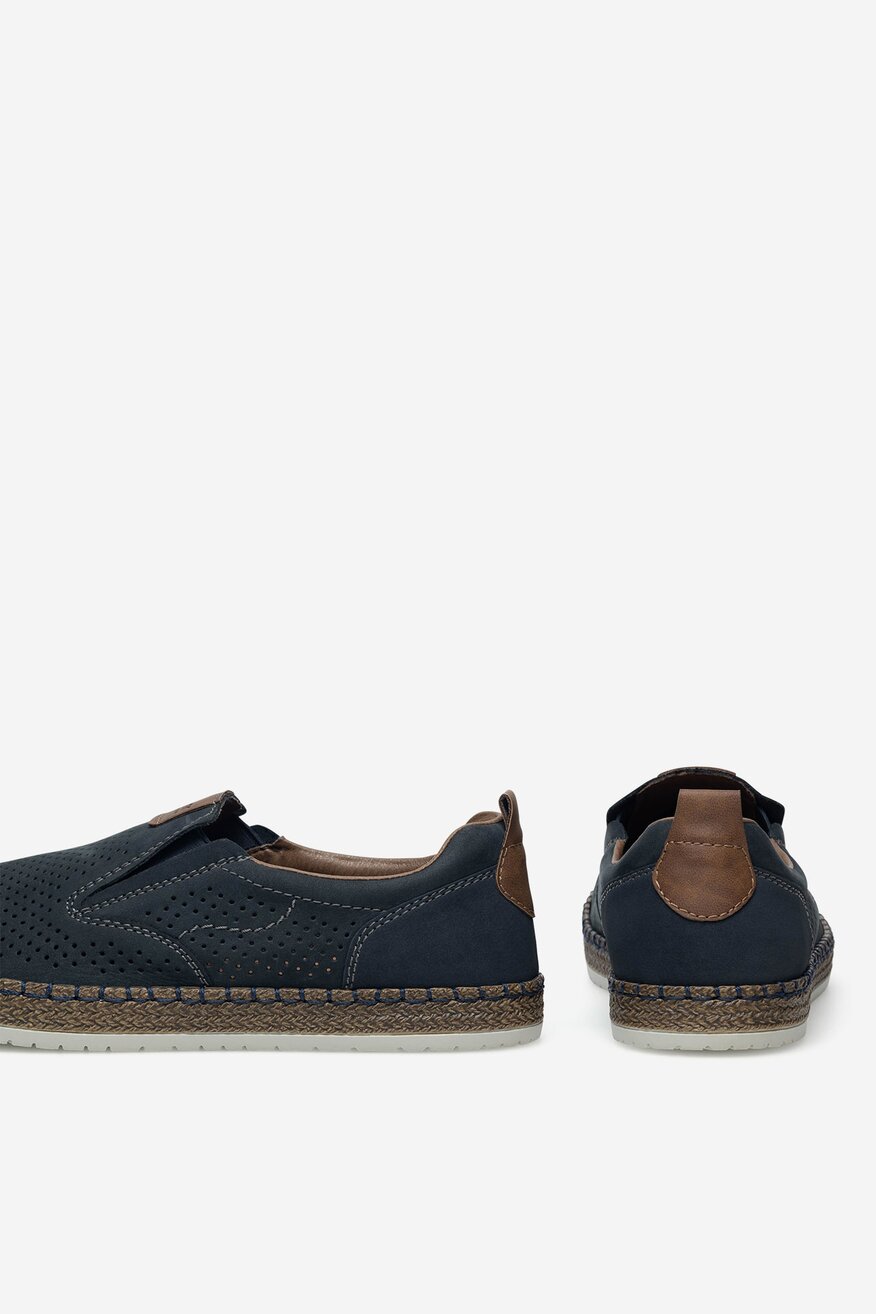 Rieker - Espadryle skórzane - 2230056265674