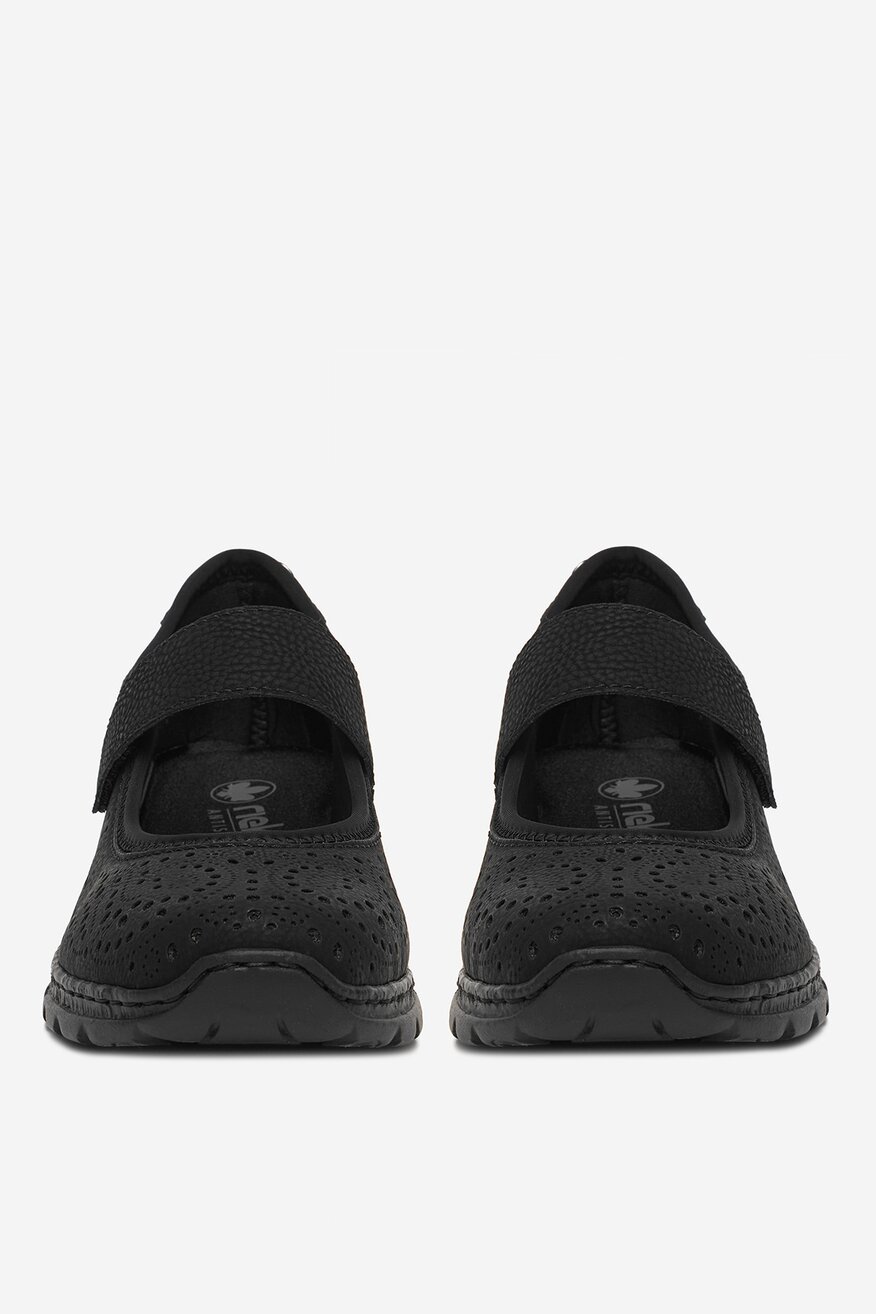 
                Baleriny Rieker FEKETE - 5906751483176