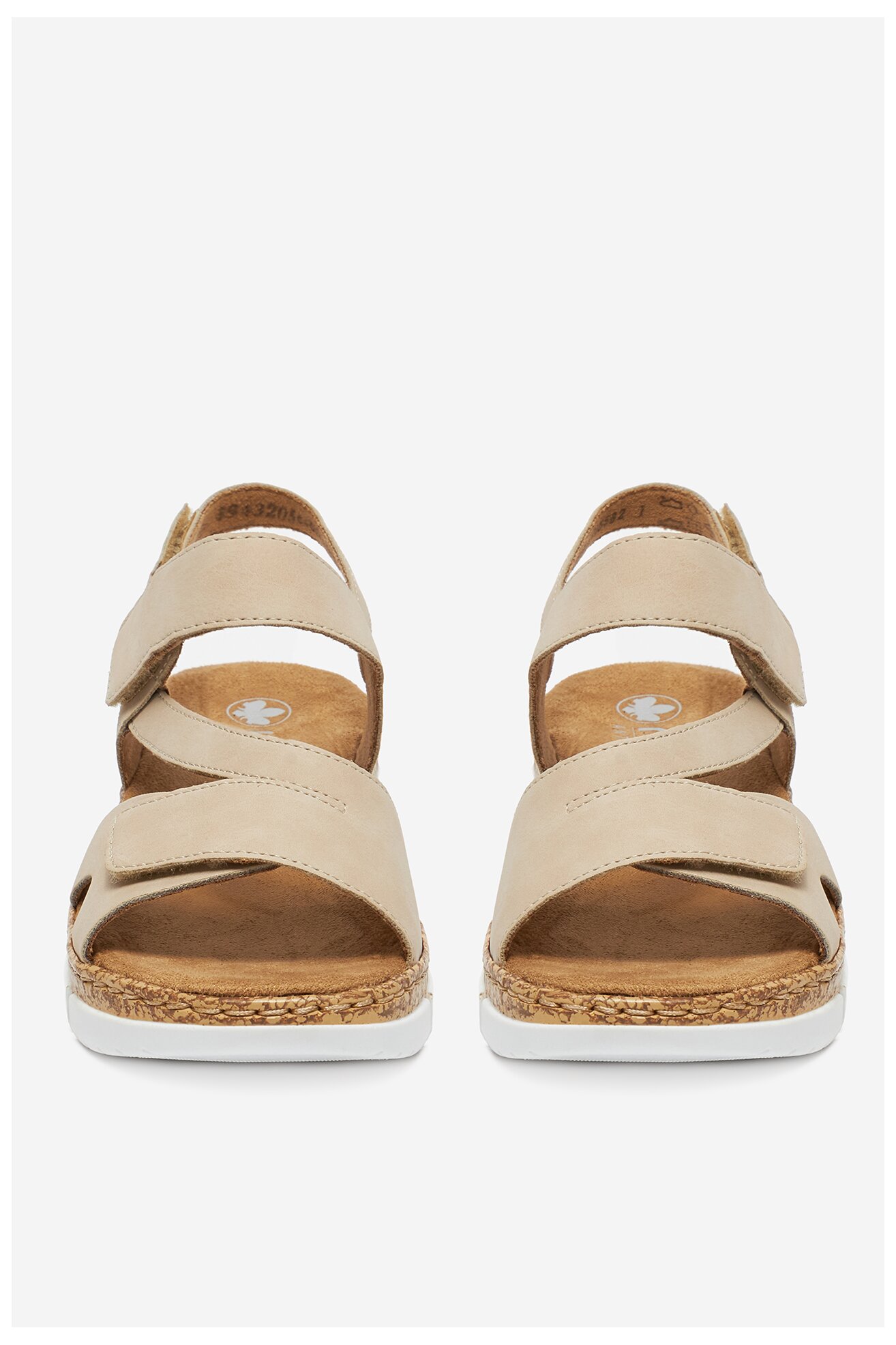 Sandały Rieker V2366-60 Beżowy