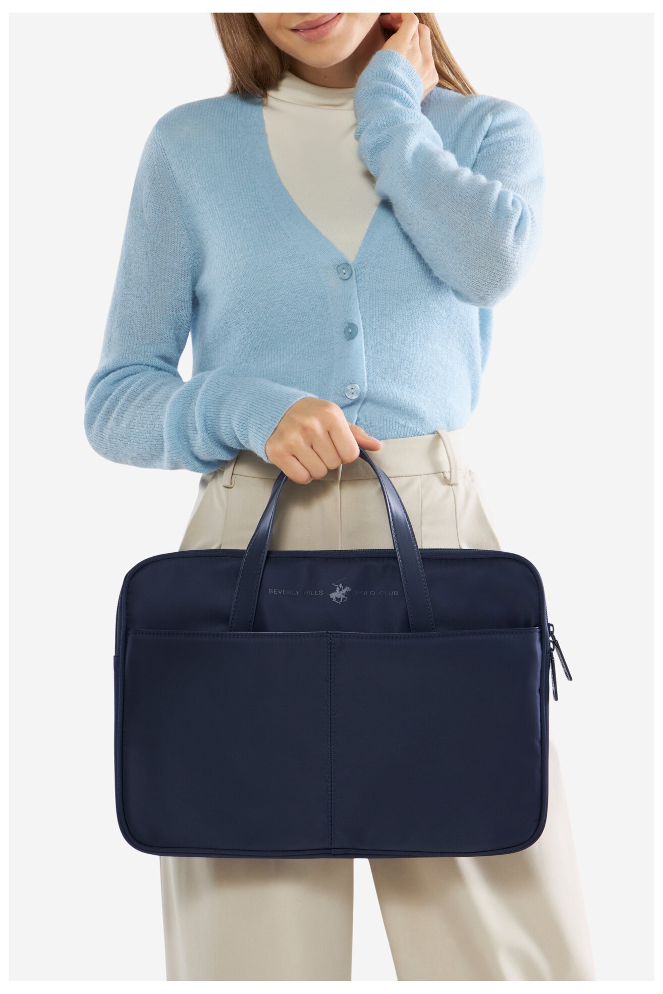 Torebka Beverly Hills Polo Club BHPC-K-027-06 Granatowy