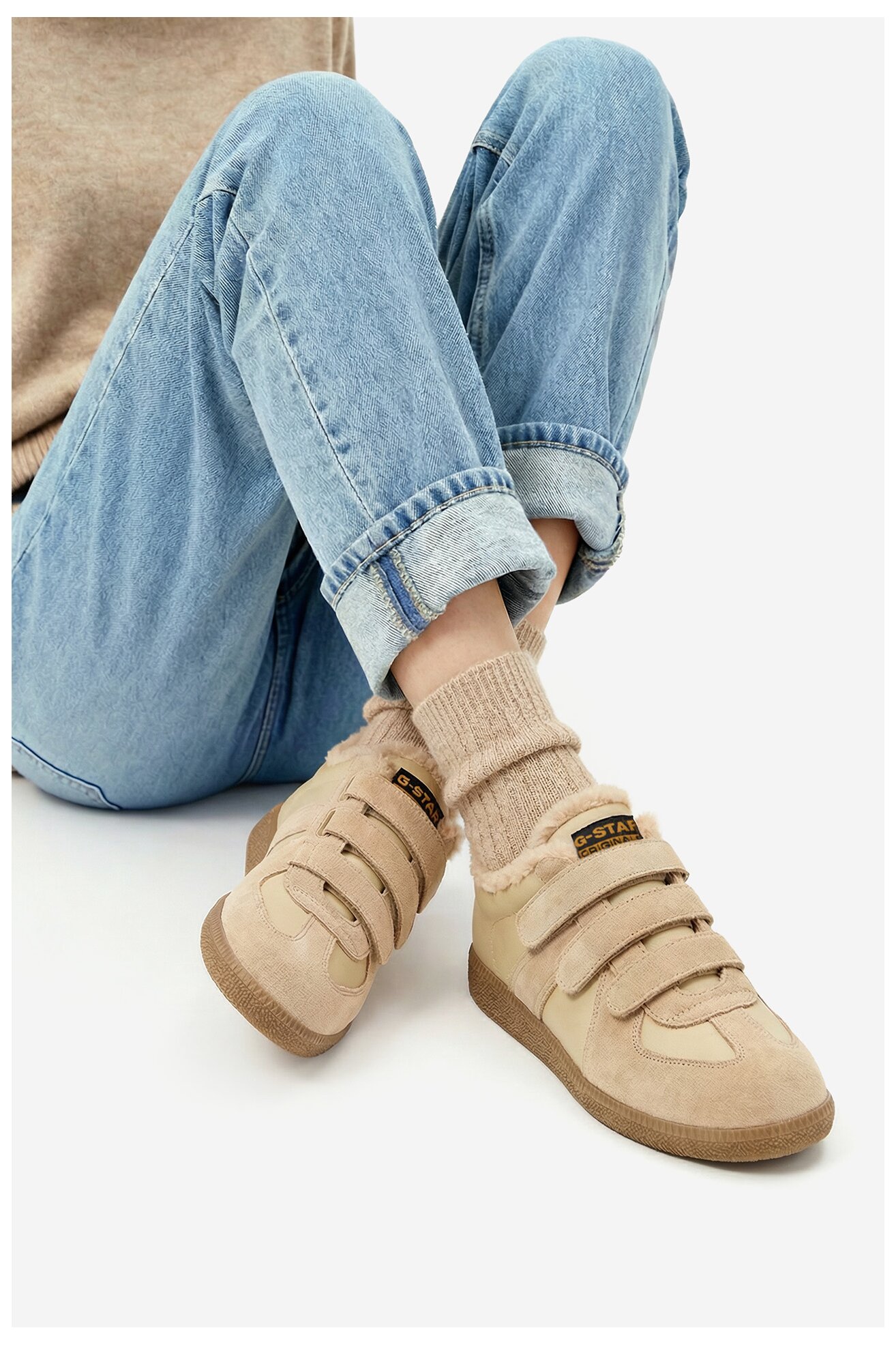 Кросівки G-STAR RAW CEO-MIRAY-01 БЕЖЕВИЙ