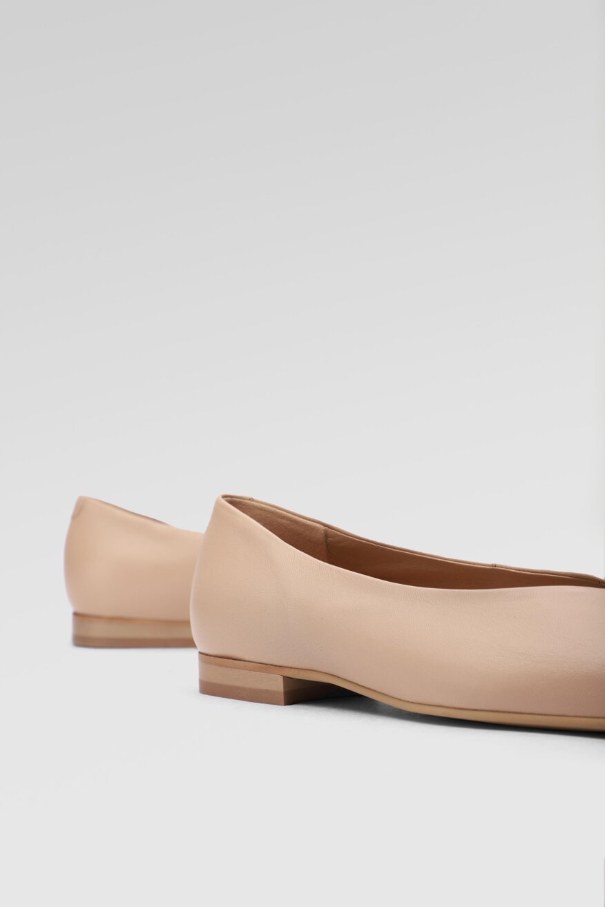 Gino Rossi - Skórzane baleriny pastelowe - 5903698383804