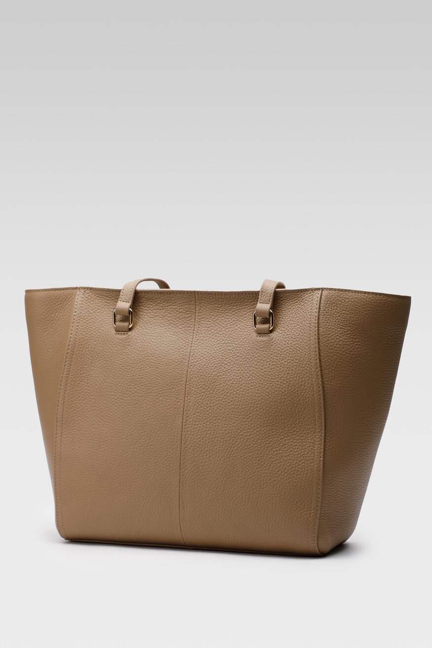 
                Gino Rossi - Torebka skórzana brązowa - 5904862050867