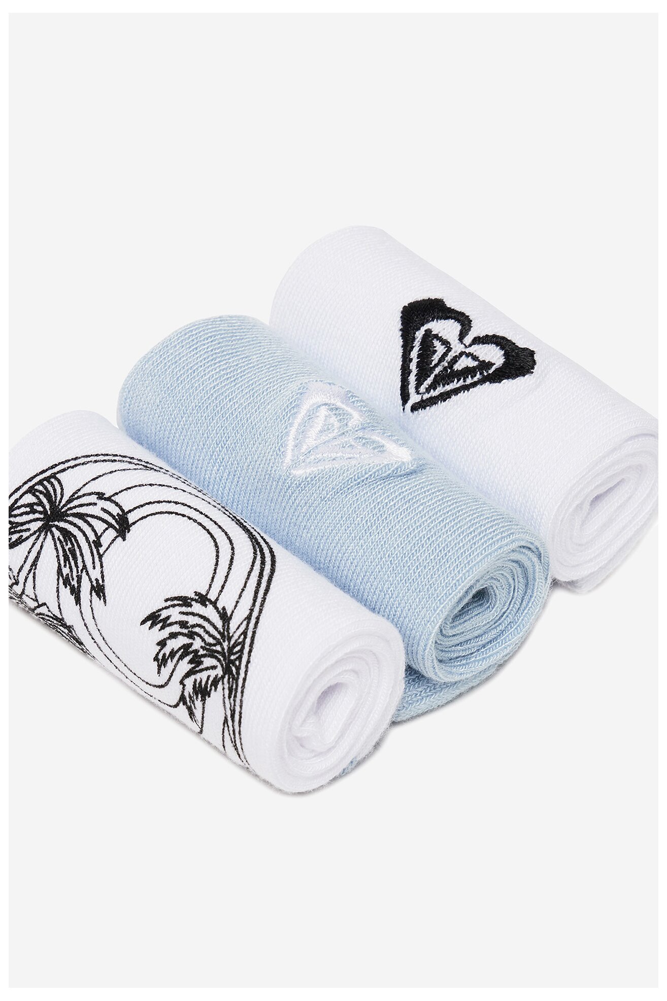 Skarpetki ROXY AS_ROXY_05W_SS25 (3-PACK) Biały