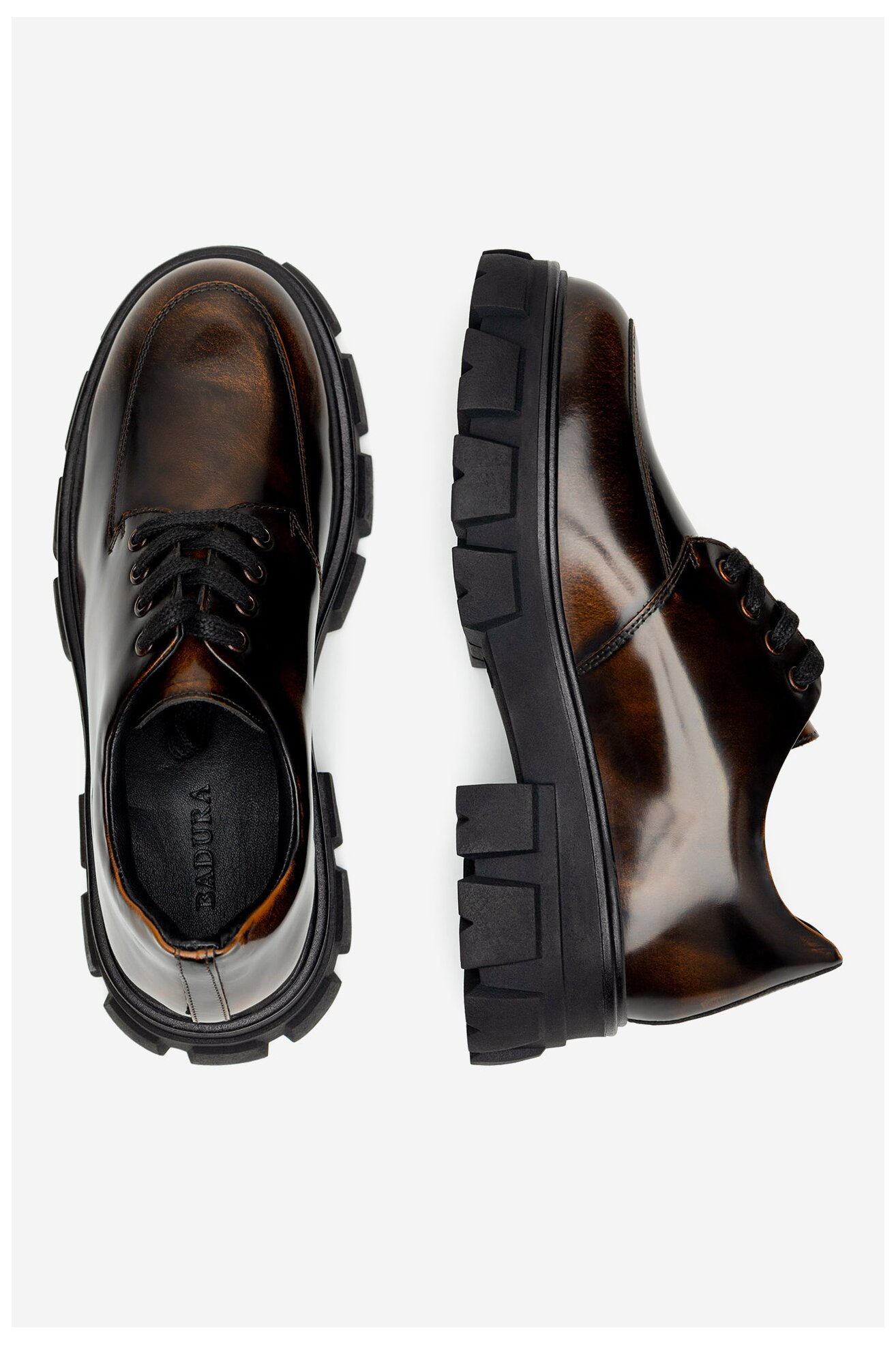 Pantofi casual Badura ELANA-01W1-001 MARO ÎNCHIS